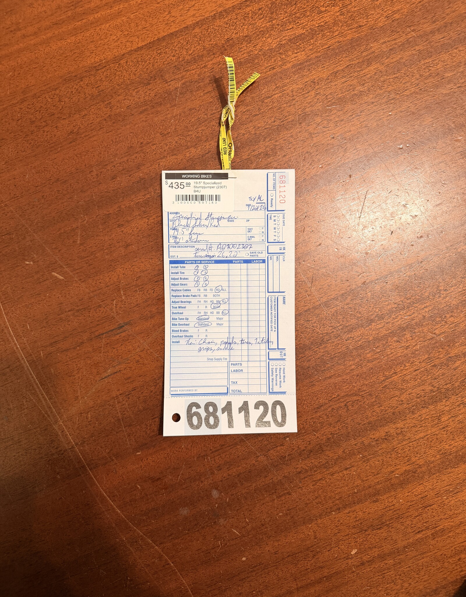 19.5" Specialized Stumpjumper (2307) B4U