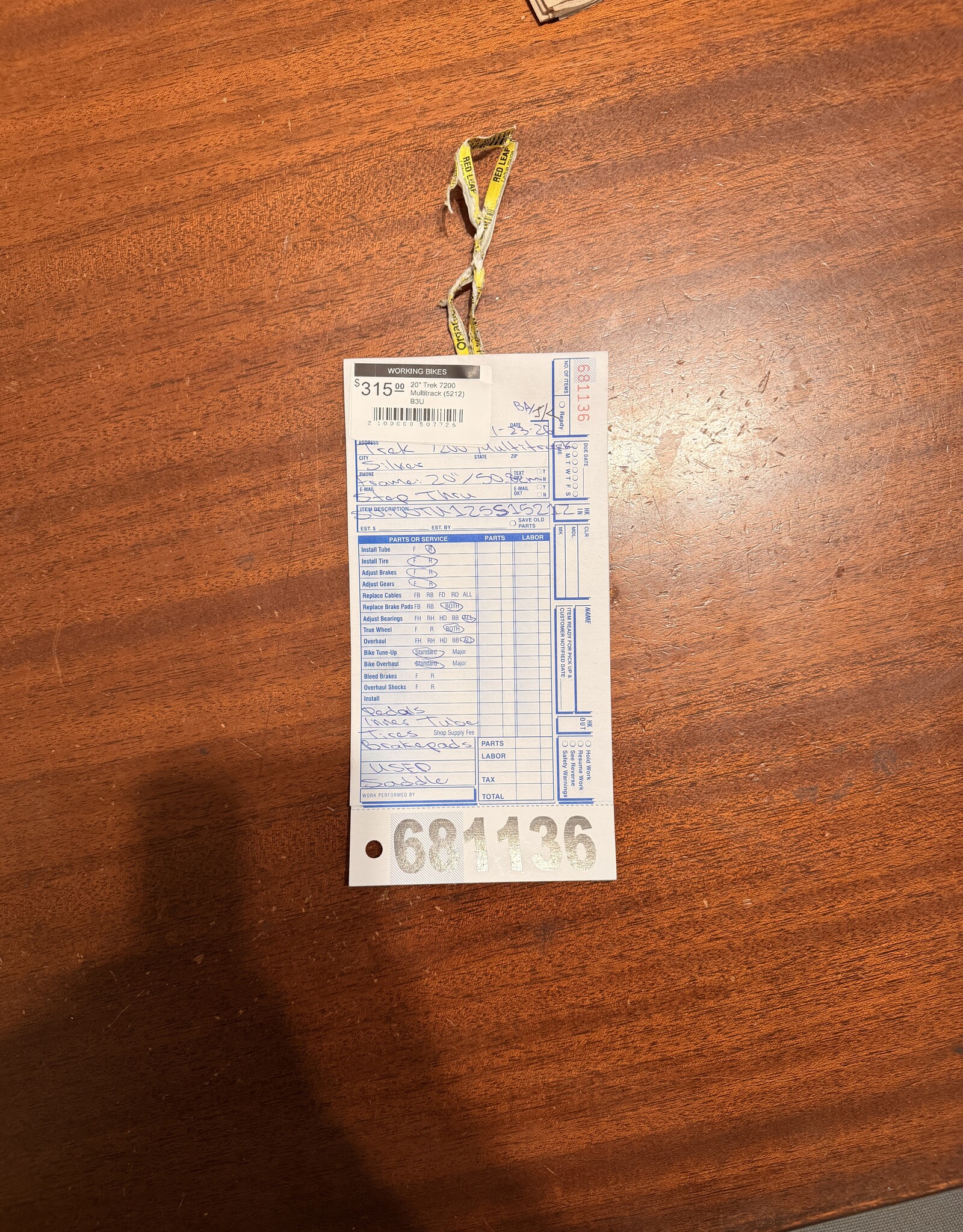 20" Trek 7200 Multitrack (5212) B3U