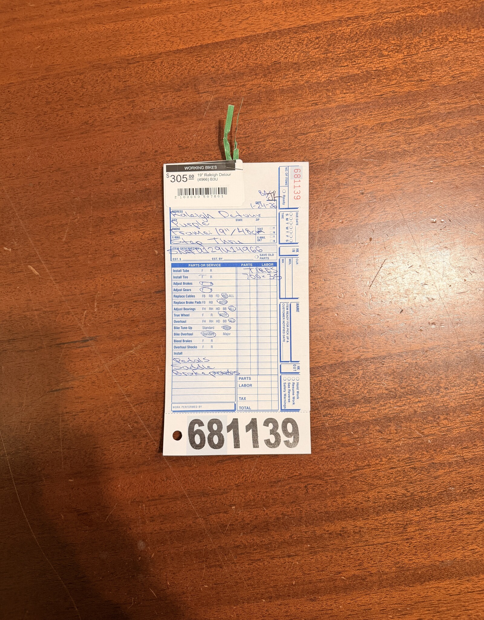 Raleigh 19" Raleigh Detour (4966) B3U