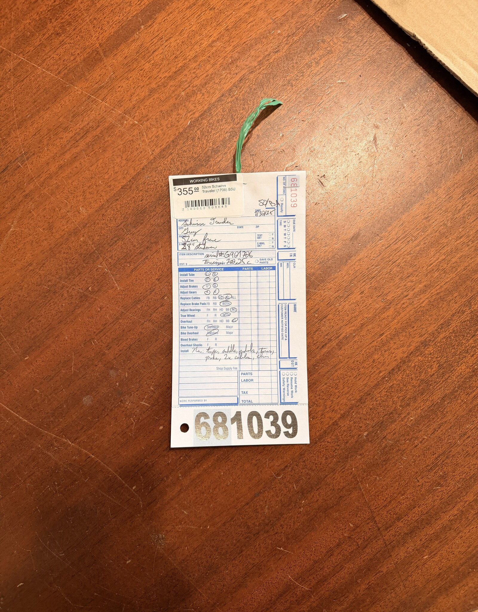 52cm Schwinn Traveler (1706) B5U