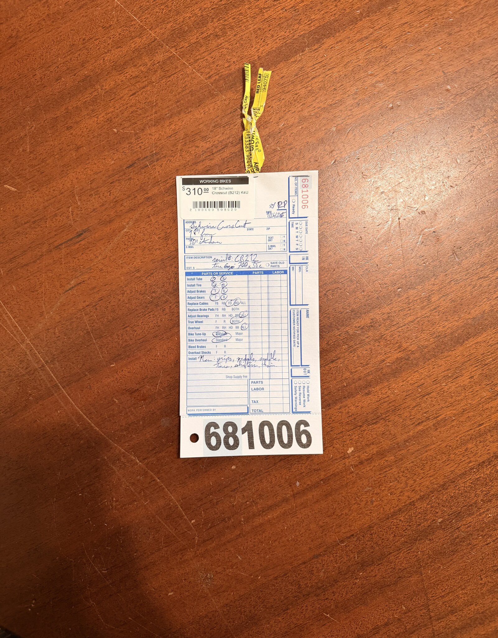 18" Schwinn Crosscut (B212) K4U