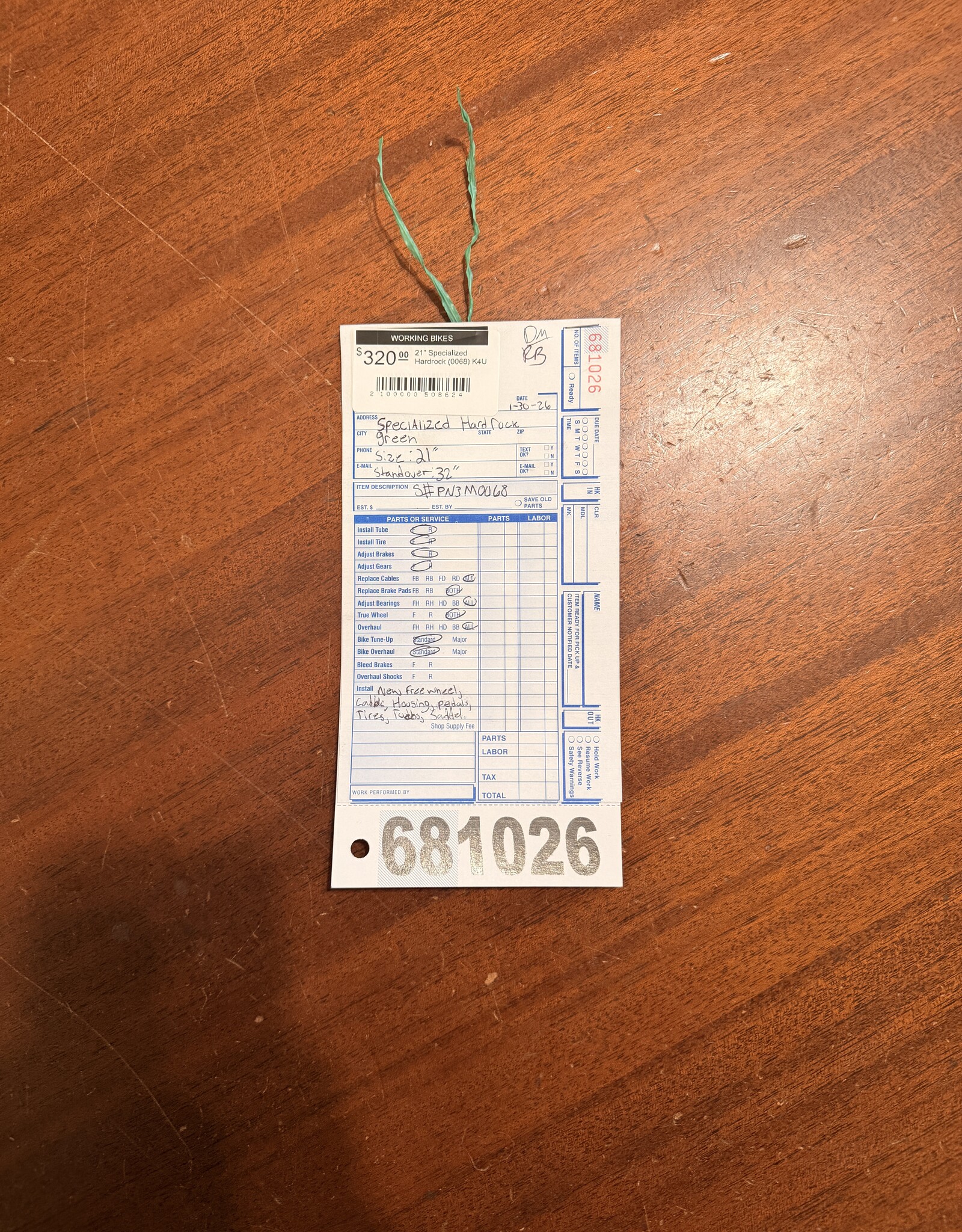 21" Specialized Hardrock (0068) K4U