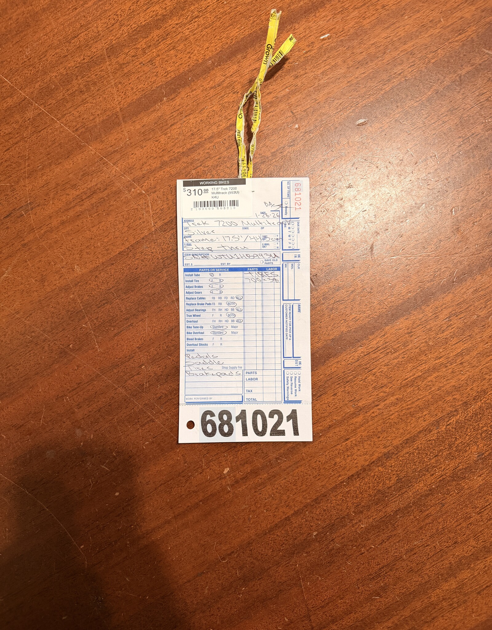 17.5" Trek 7200 Multitrack (993U) K4U