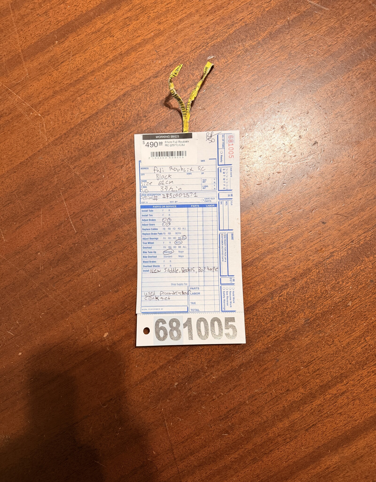 Fuji 61cm Fuji Roubaix RC (2571) C3U