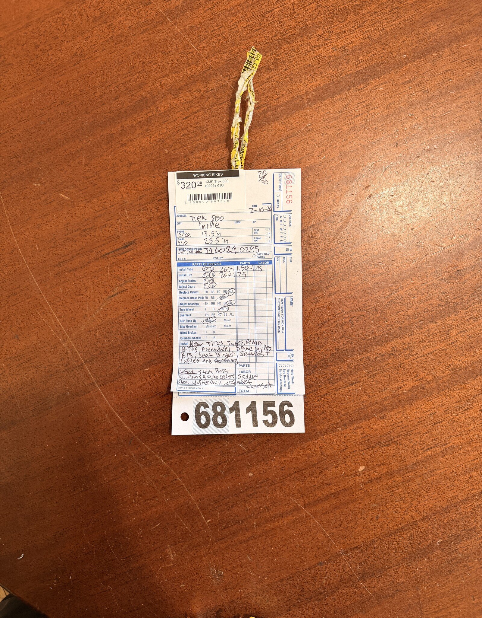 13.5" Trek 800 (0295) K1U