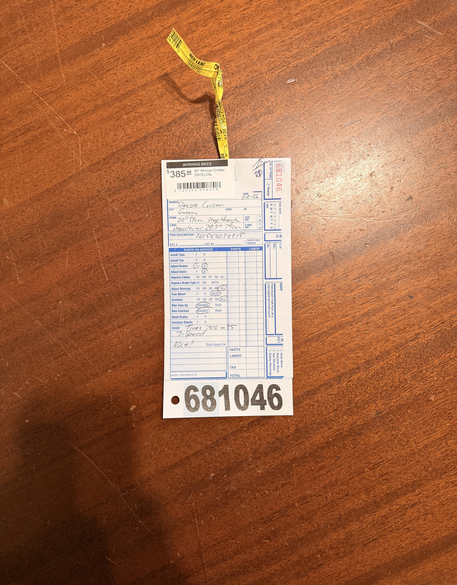 20" Simcoe Cruiser (0915) C5L