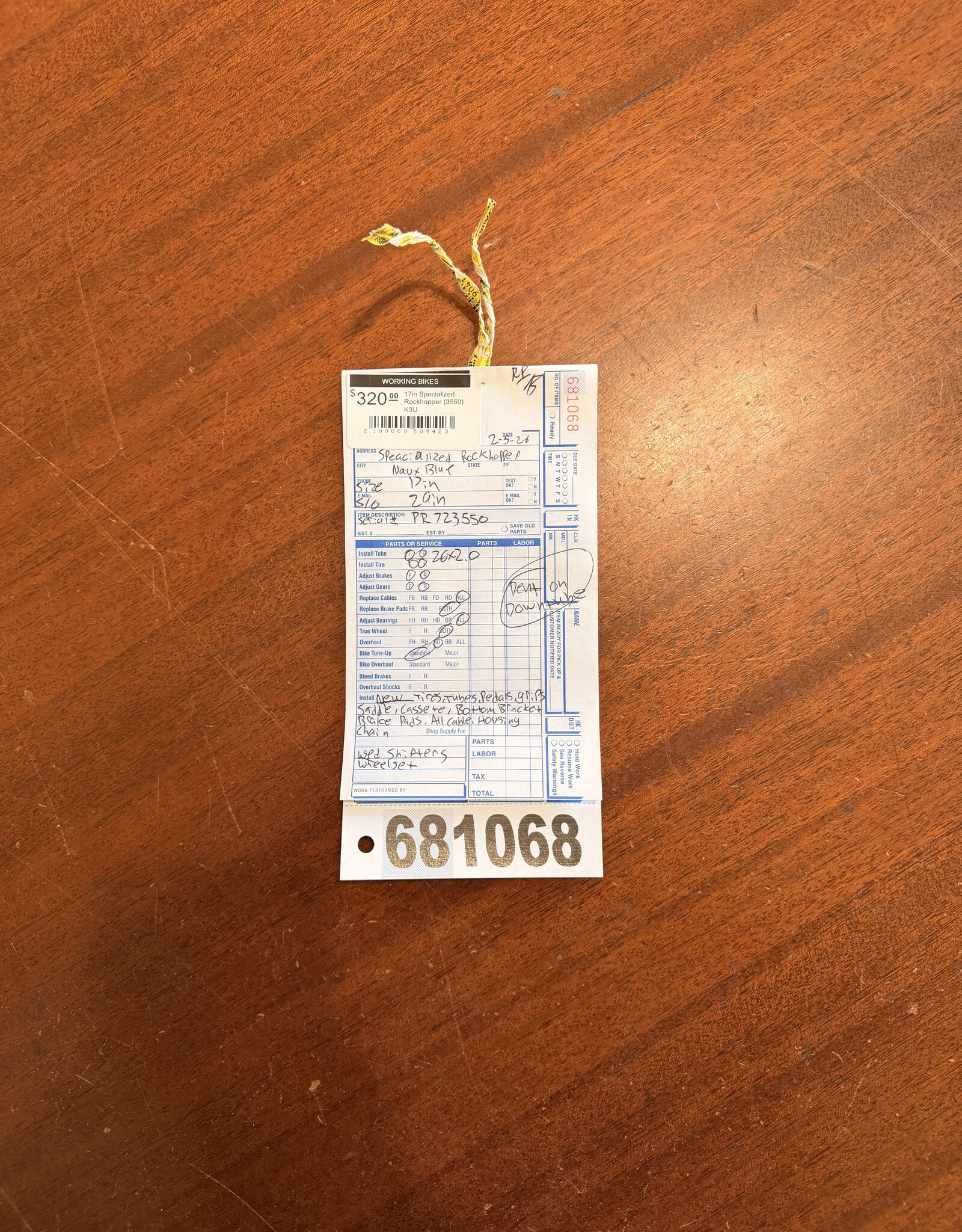 17in Specialized Rockhopper (3550) K3U