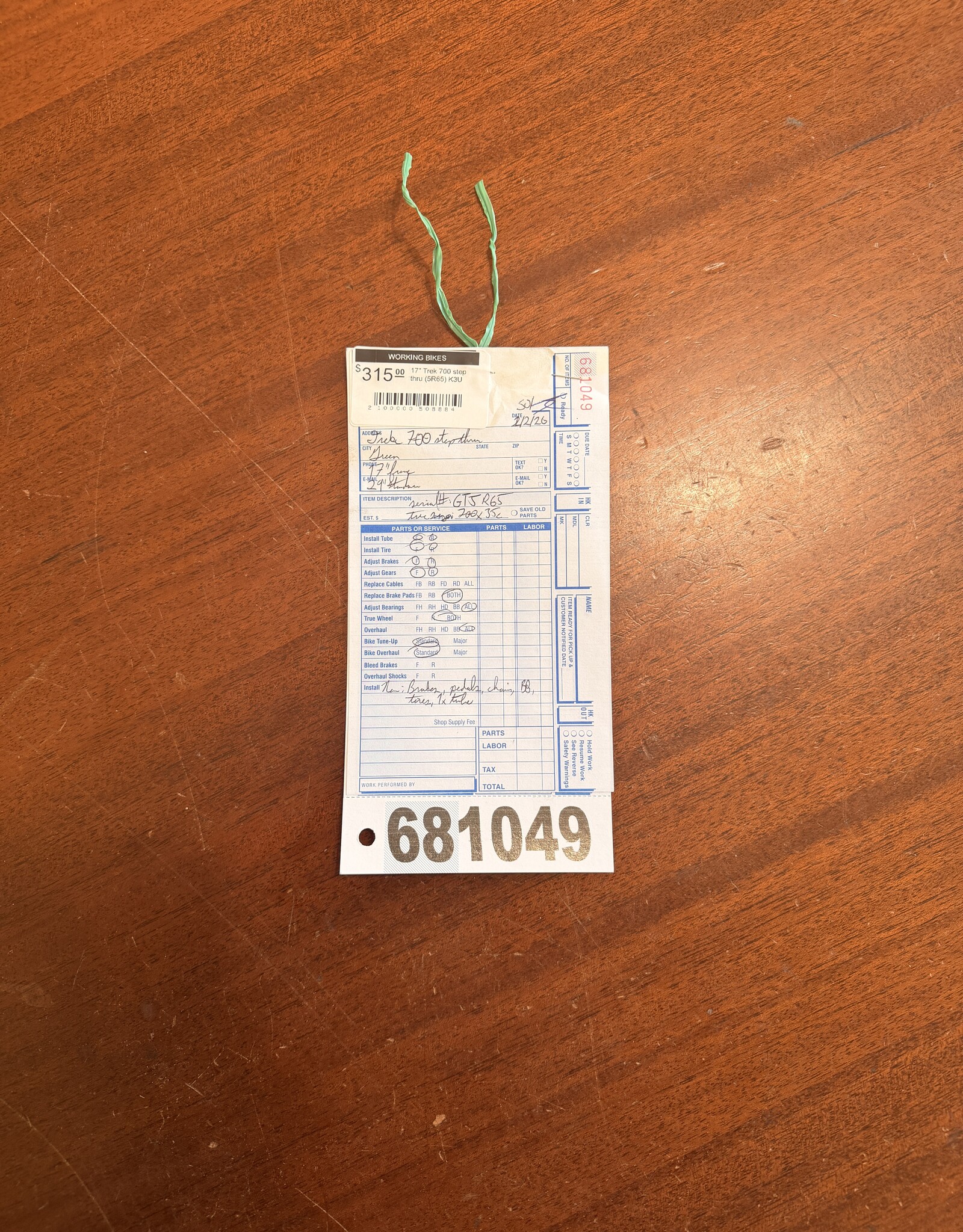 17" Trek 700 step thru (5R65) K3U