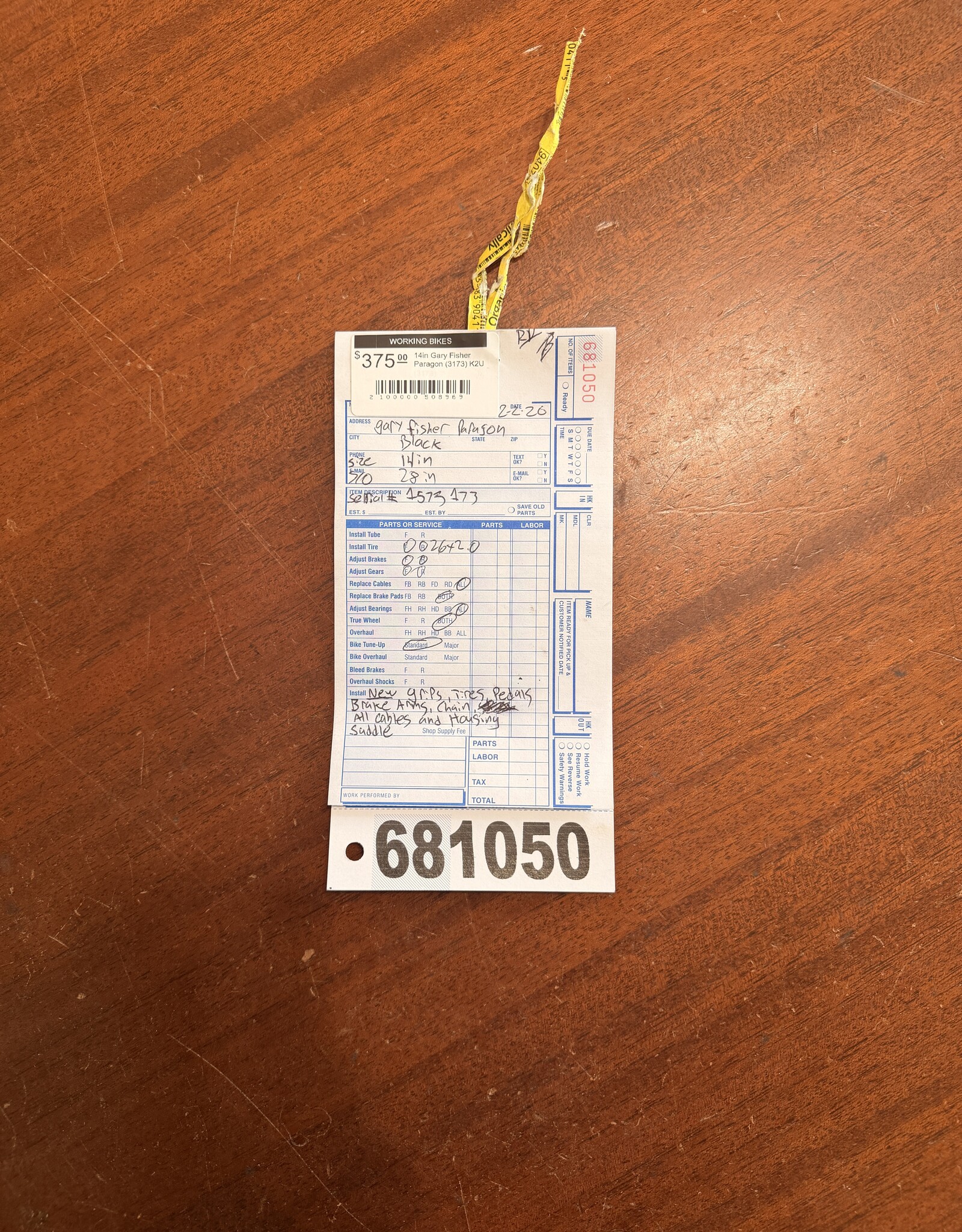 Gary Fisher 14in Gary Fisher Paragon (3173) K2U