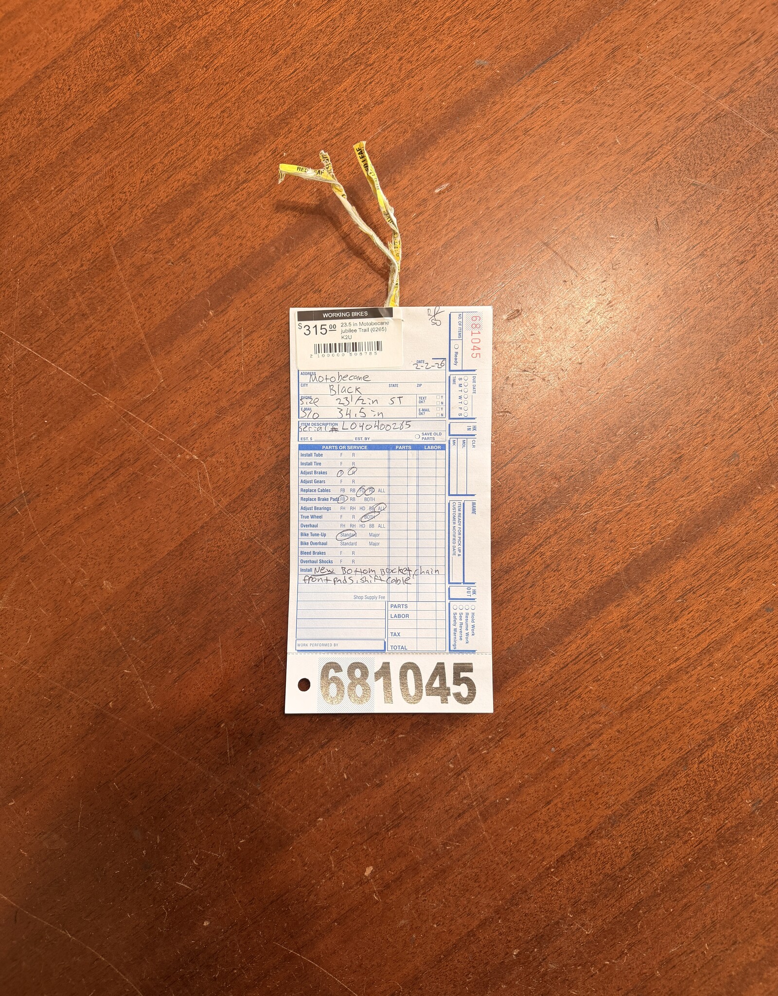 Motobacane 23.5" Motobecane jubilee Trail (0265) K2U