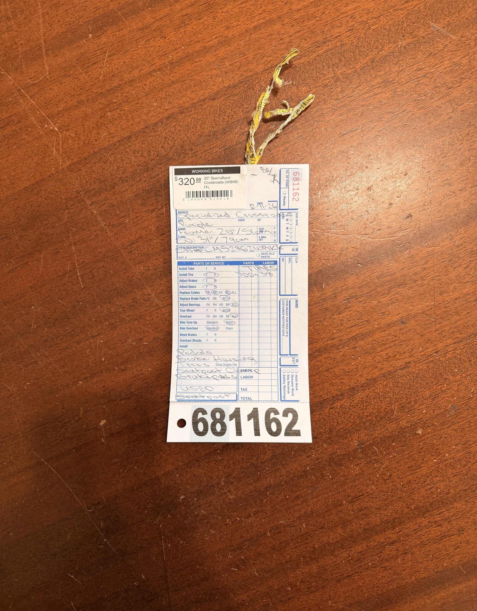 20" Specialized Crossroads (WBKK) I1L