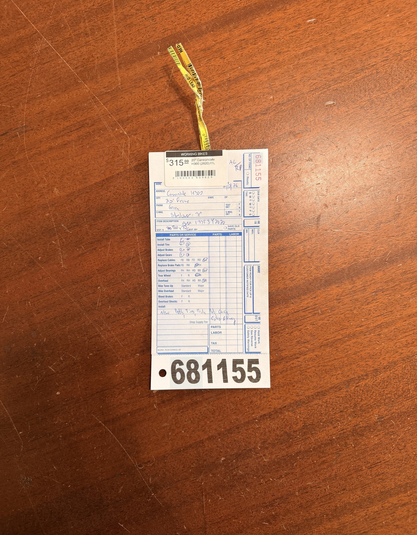 Cannondale 20" Cannondale H300 (2620) I1L