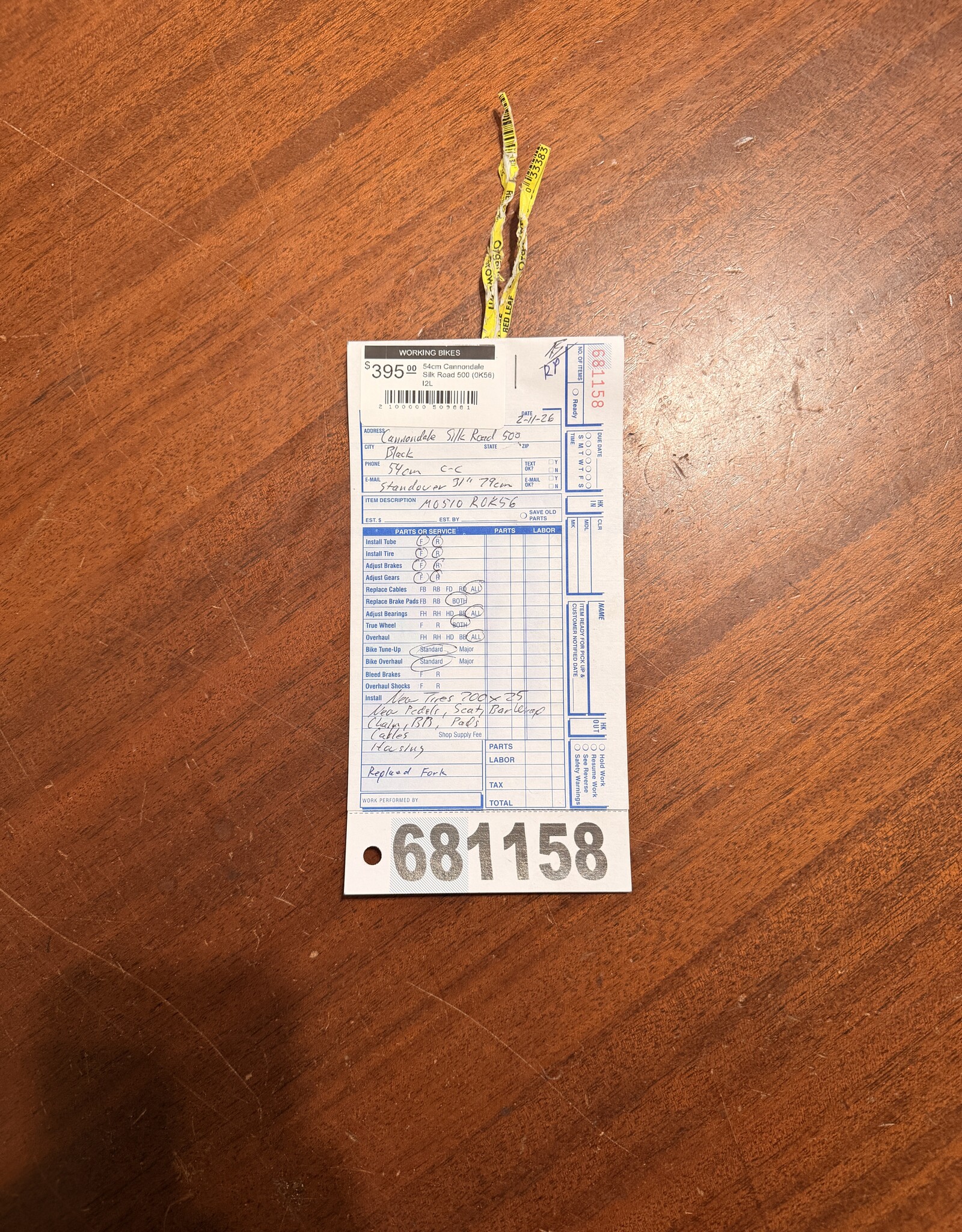 Cannondale 54cm Cannondale Silk Road 500 (0K56) I2L