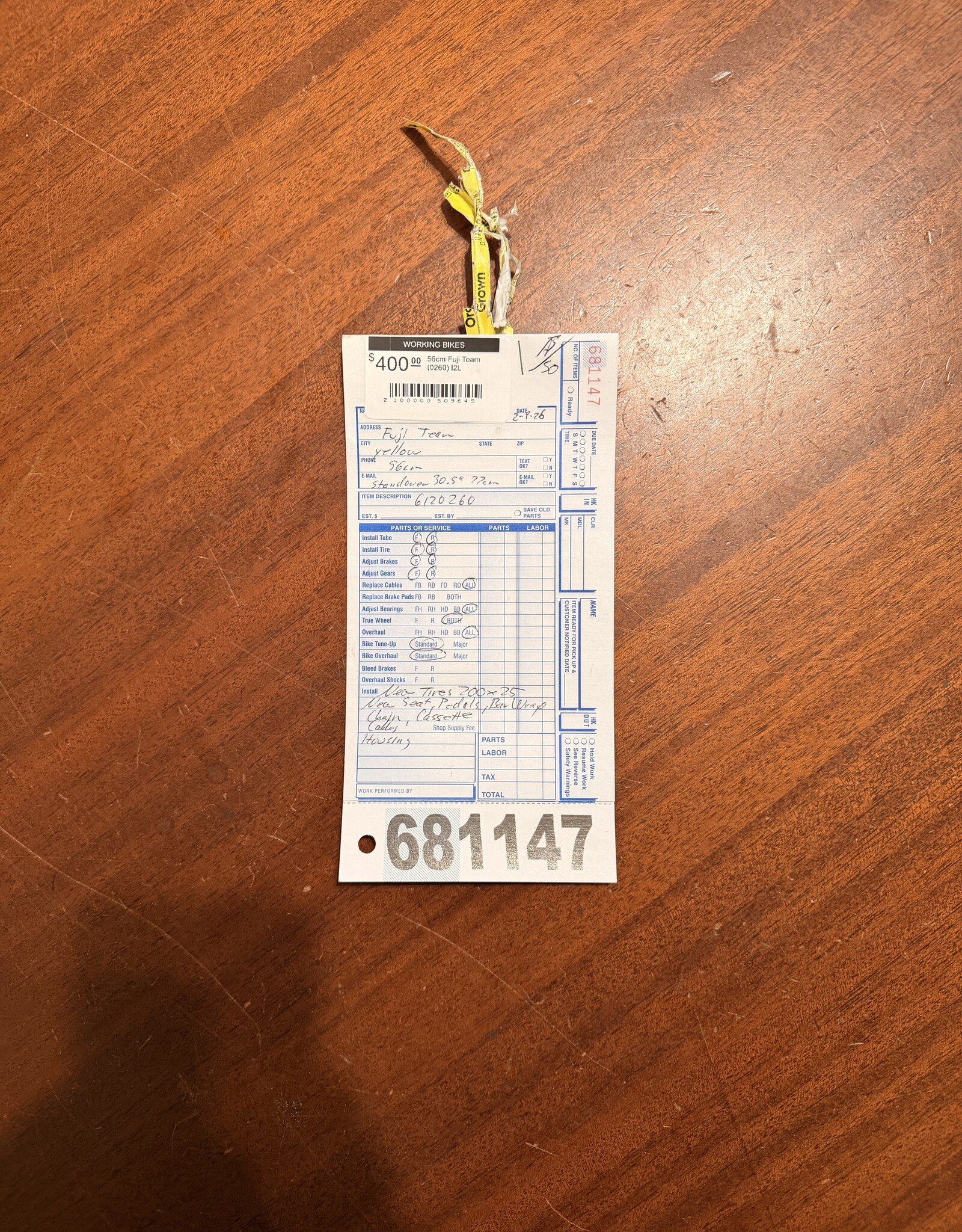 Fuji 56cm Fuji Team (0260) I2L