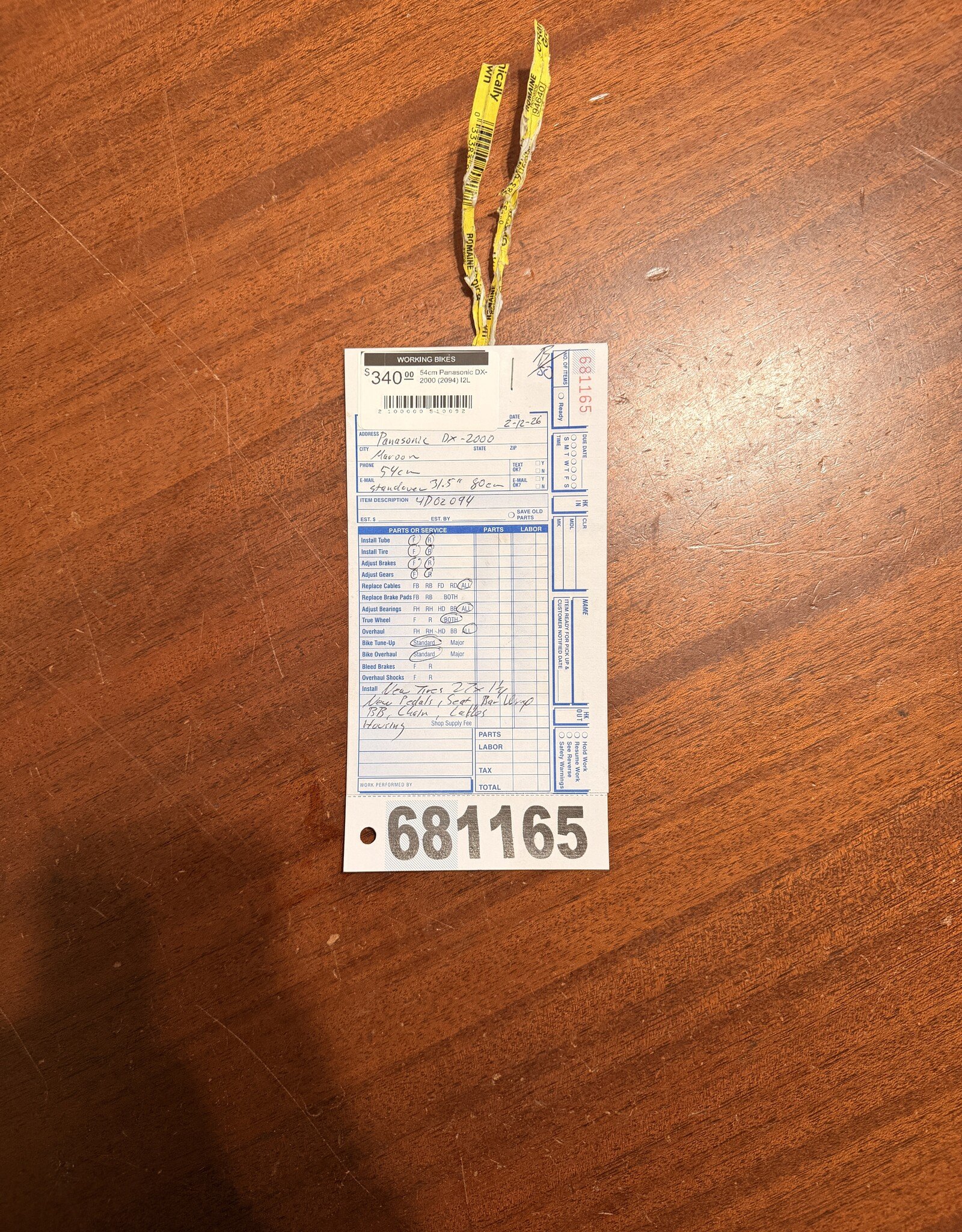 Panasonic 54cm Panasonic DX-2000 (2094) I2L