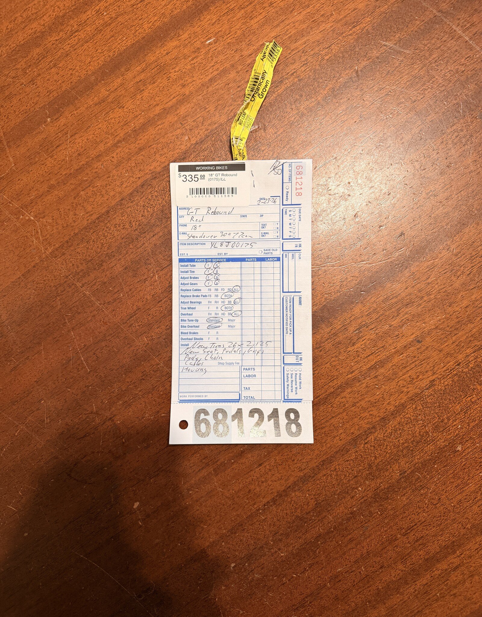 GT 18" GT Rebound (0175) I3L