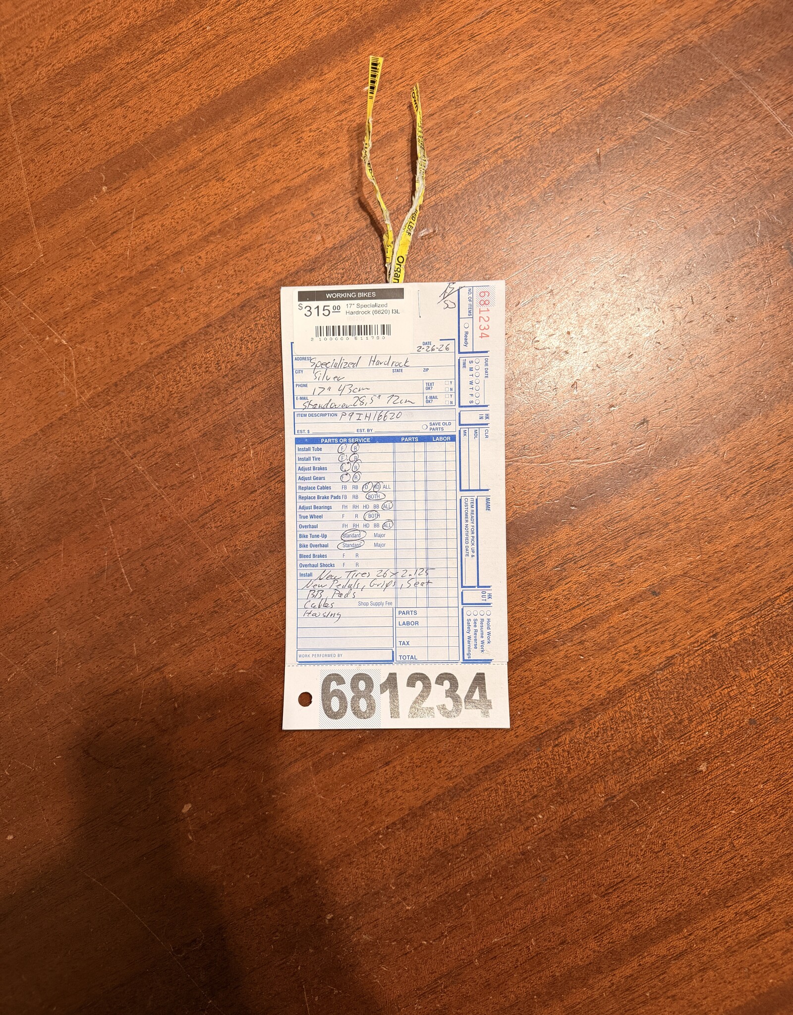 17" Specialized Hardrock (6620) I3L