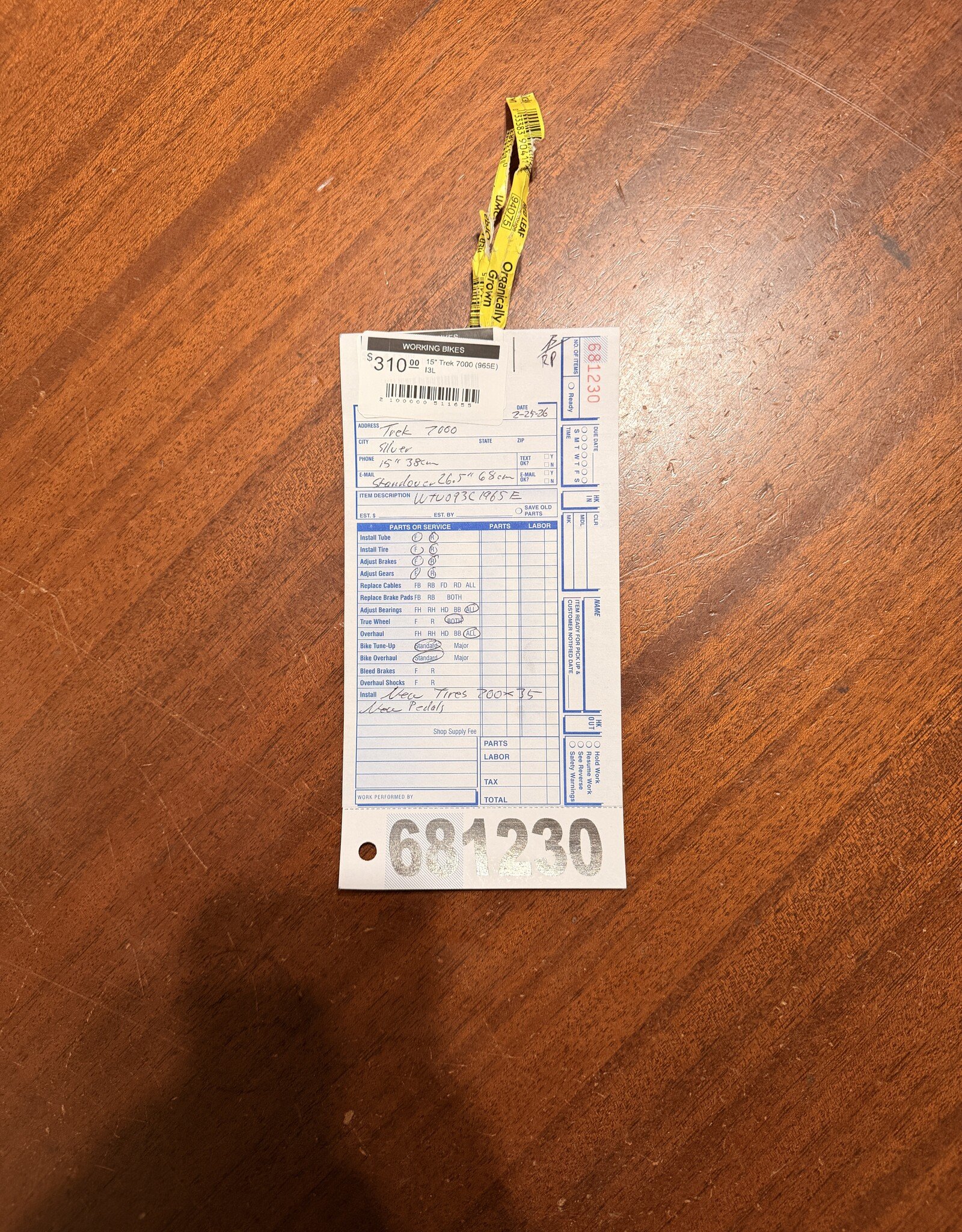 15" Trek 7000 (965E) I3L