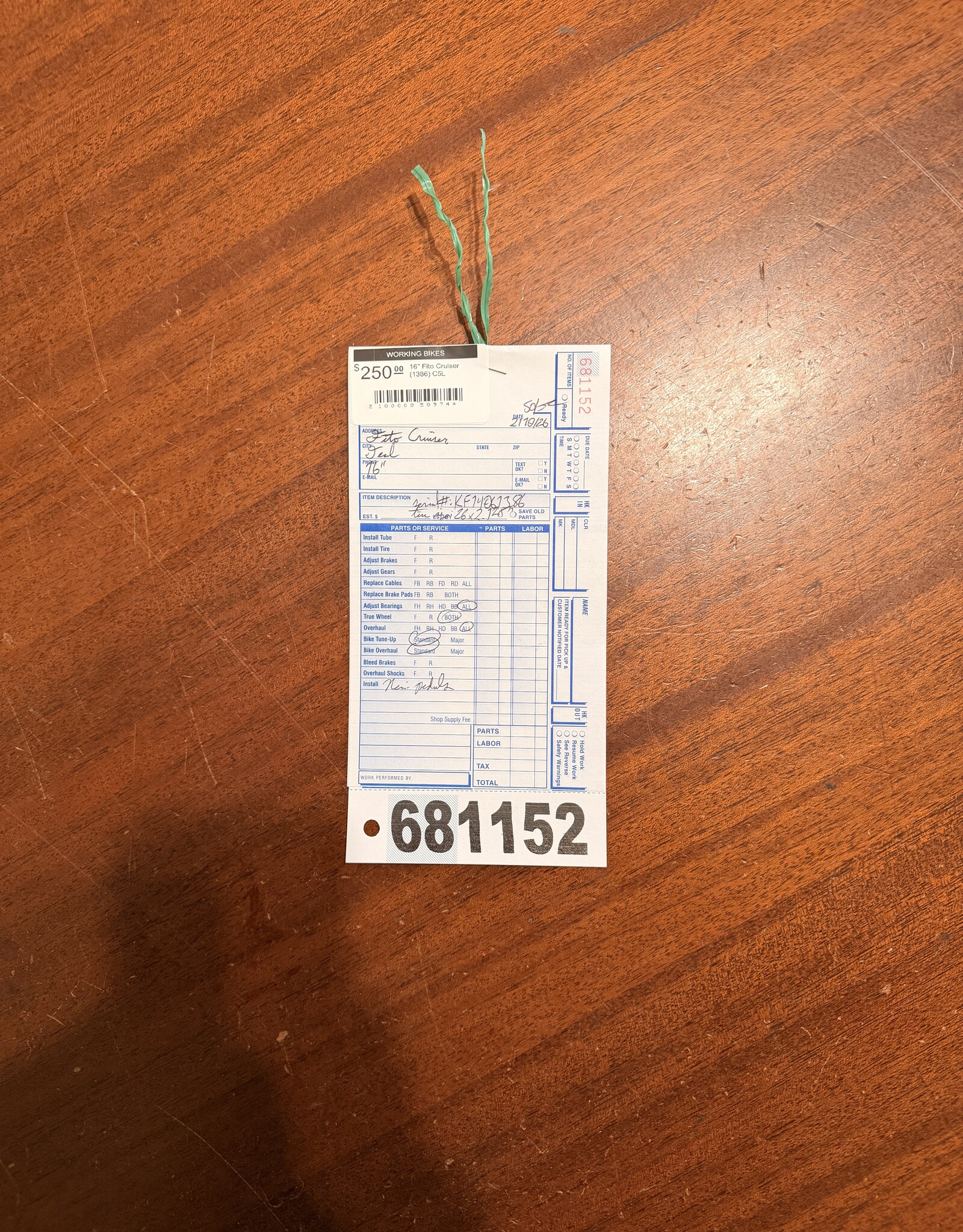 16" Fito Cruiser (1386) C5L