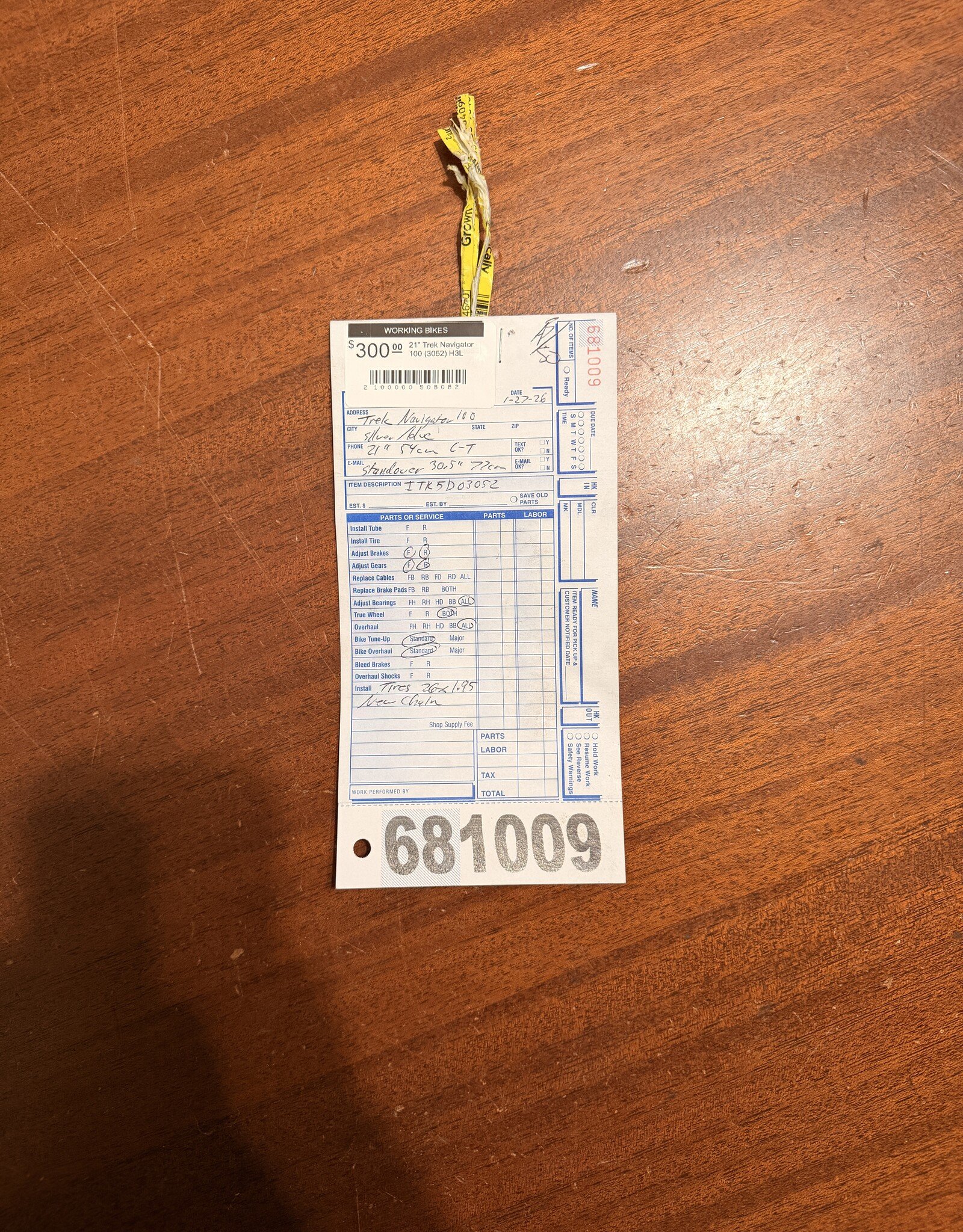 21" Trek Navigator 100 (3052) H3L