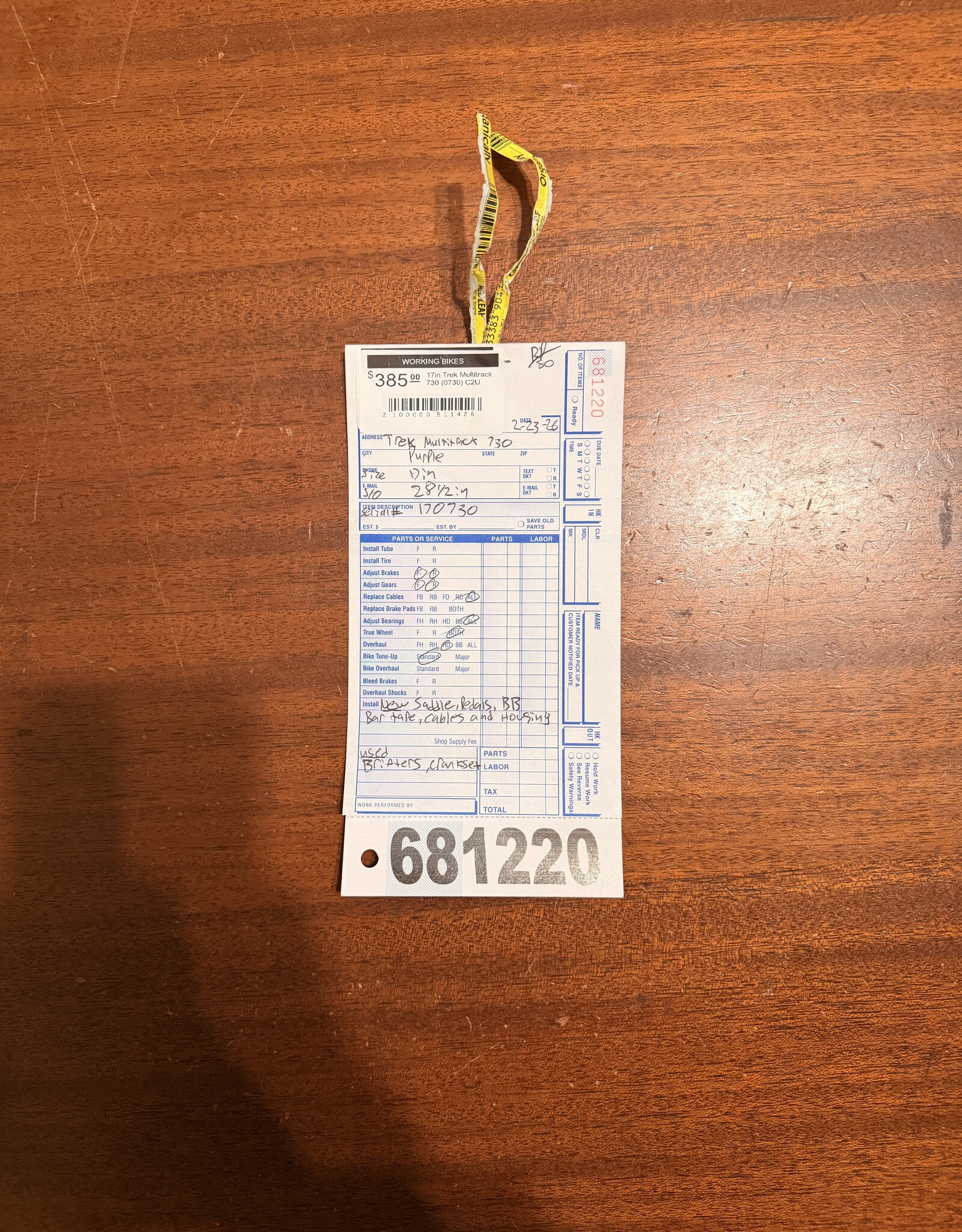 17in Trek Multitrack 730 (0730) C2U