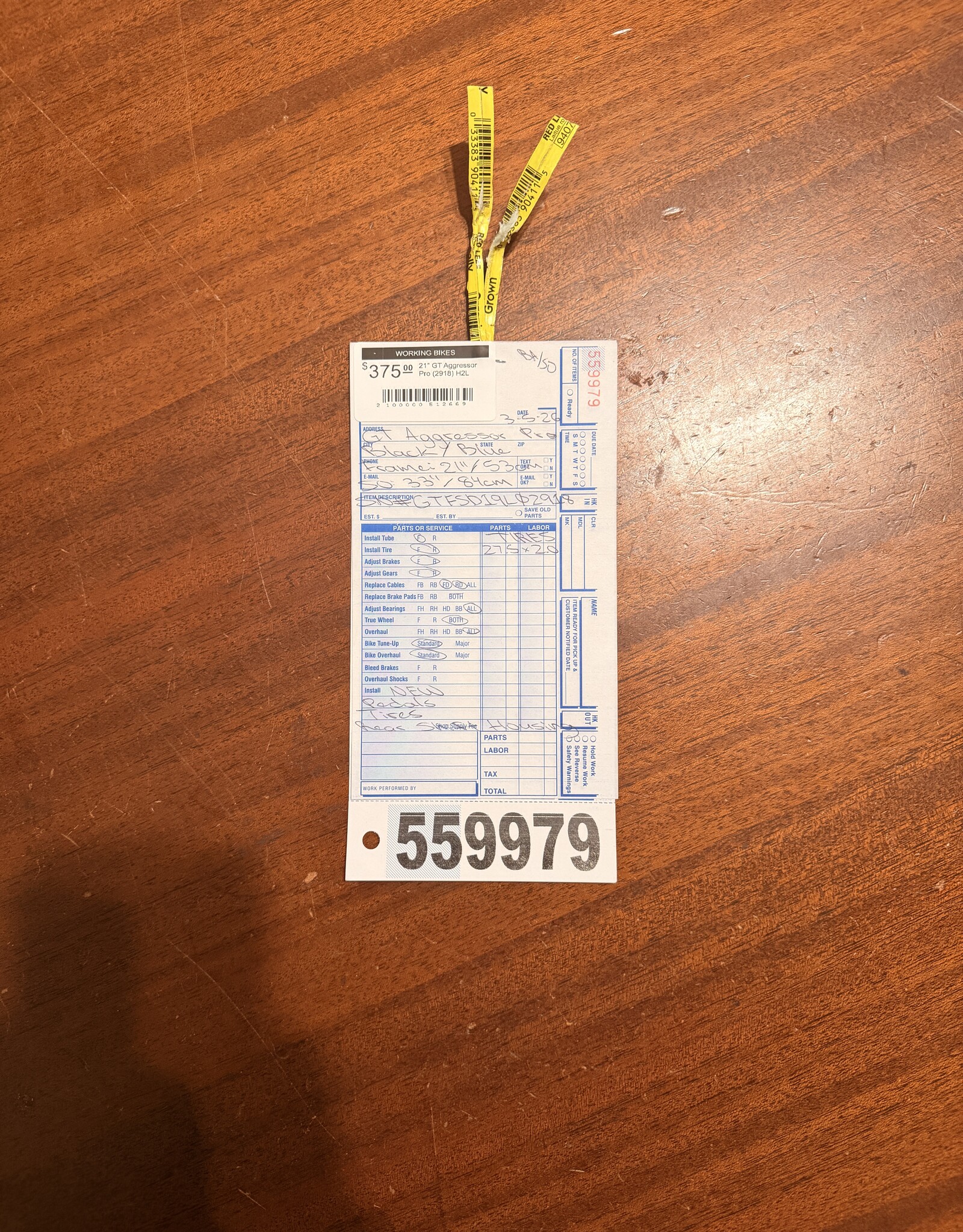 GT 21" GT Aggressor Pro (2918) H2L