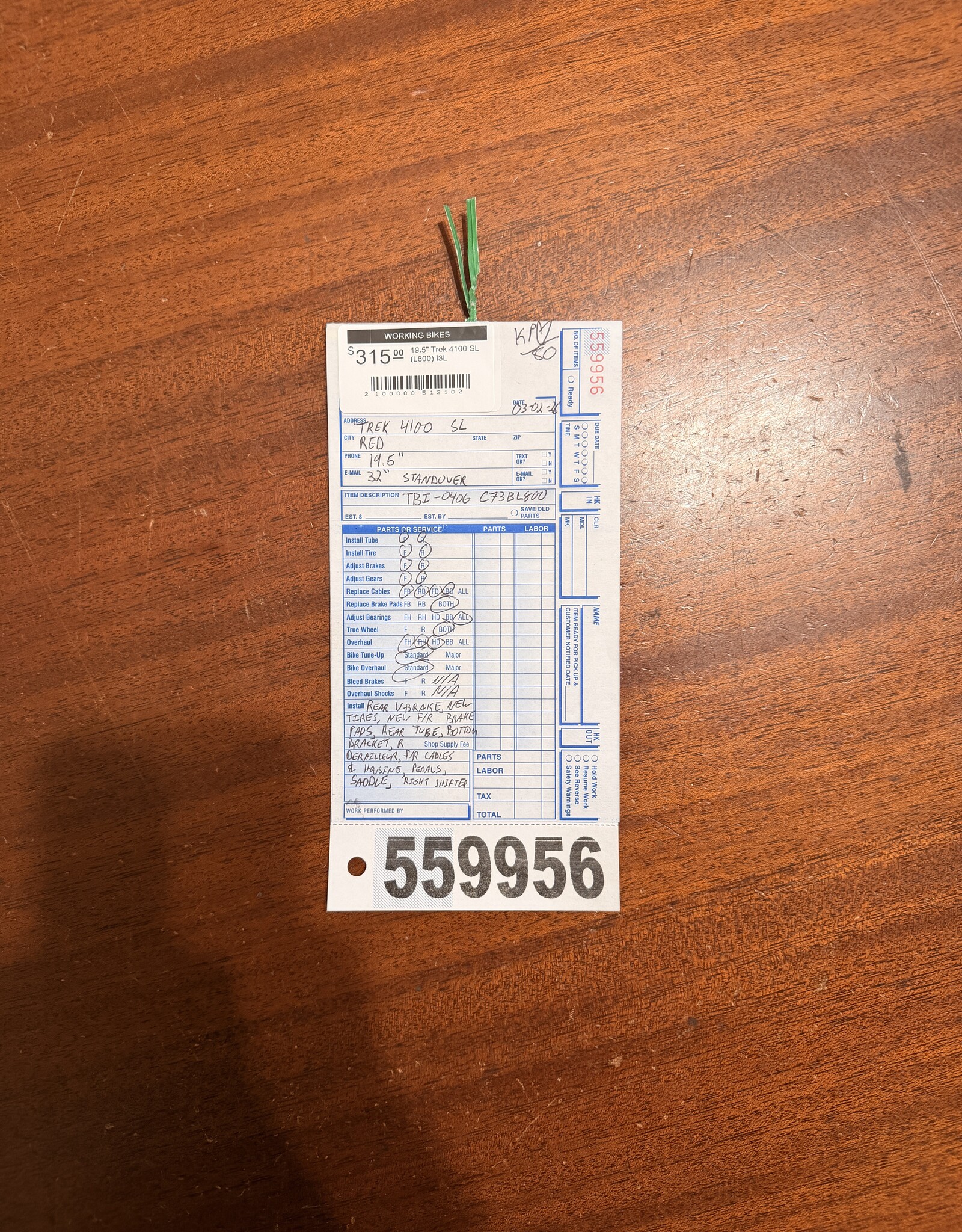 19.5" Trek 4100 SL (L800) I3L