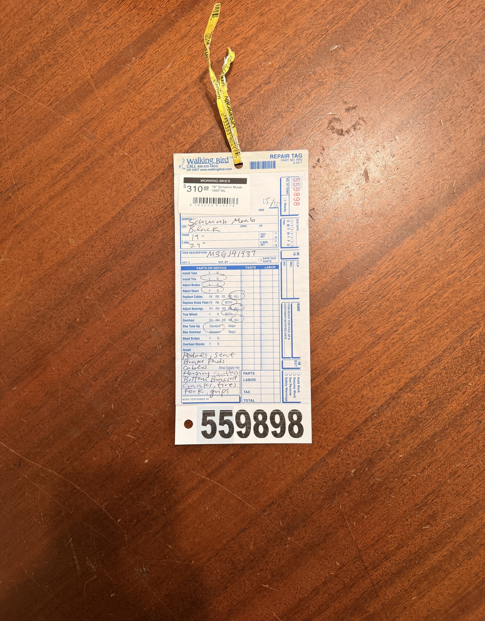 19" Schwinn Moab 1937 I4L