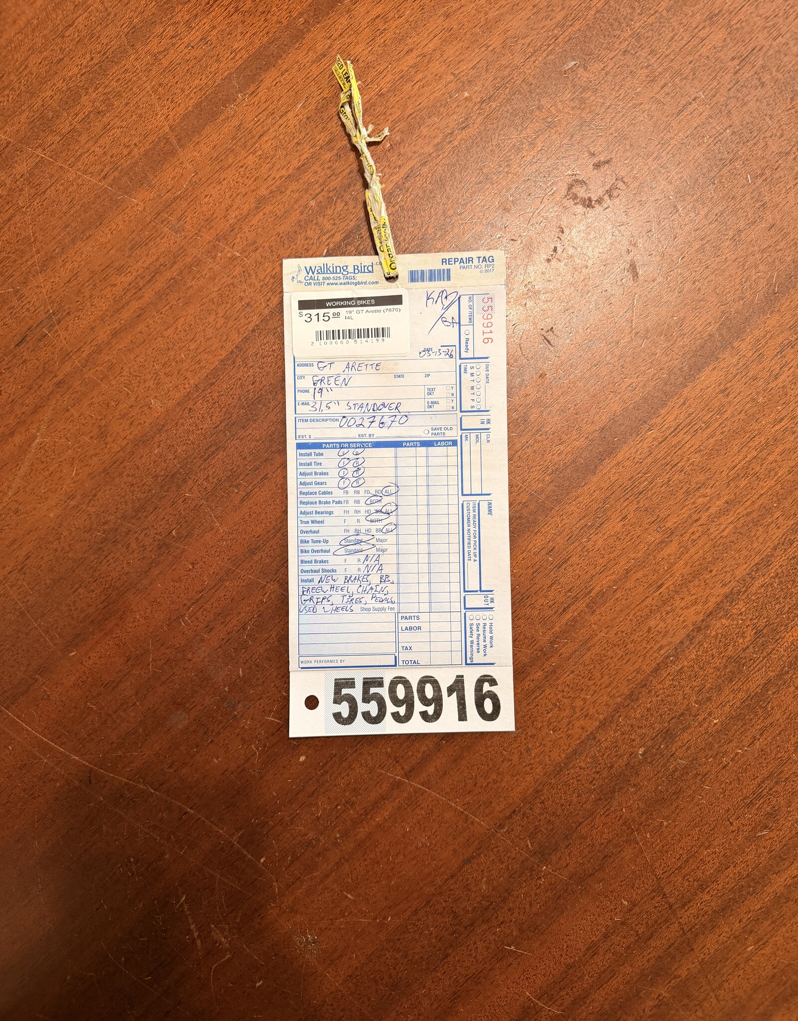 GT 19" GT Arette (7670) I4L