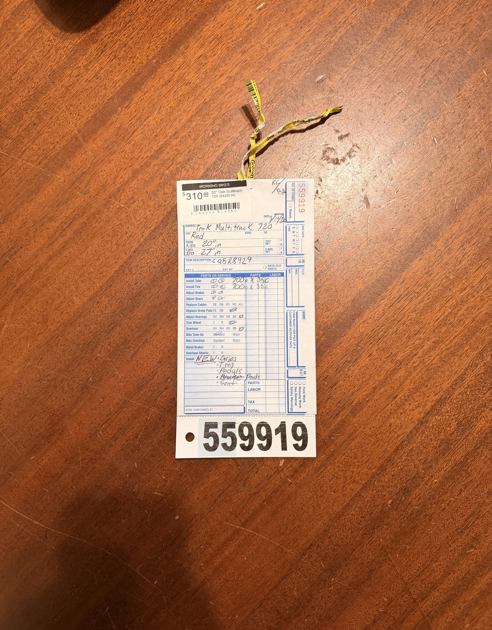 20" Trek Multitrack 720 (8429) I4L