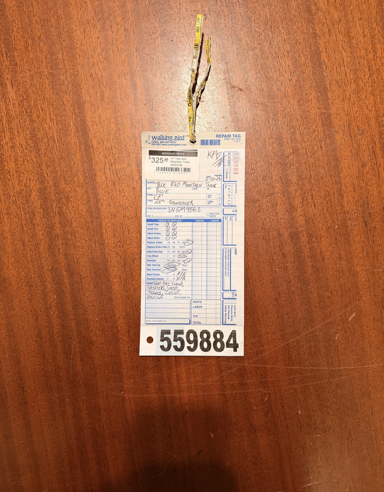 17" Trek 820 Mountain Track (9563) I4L