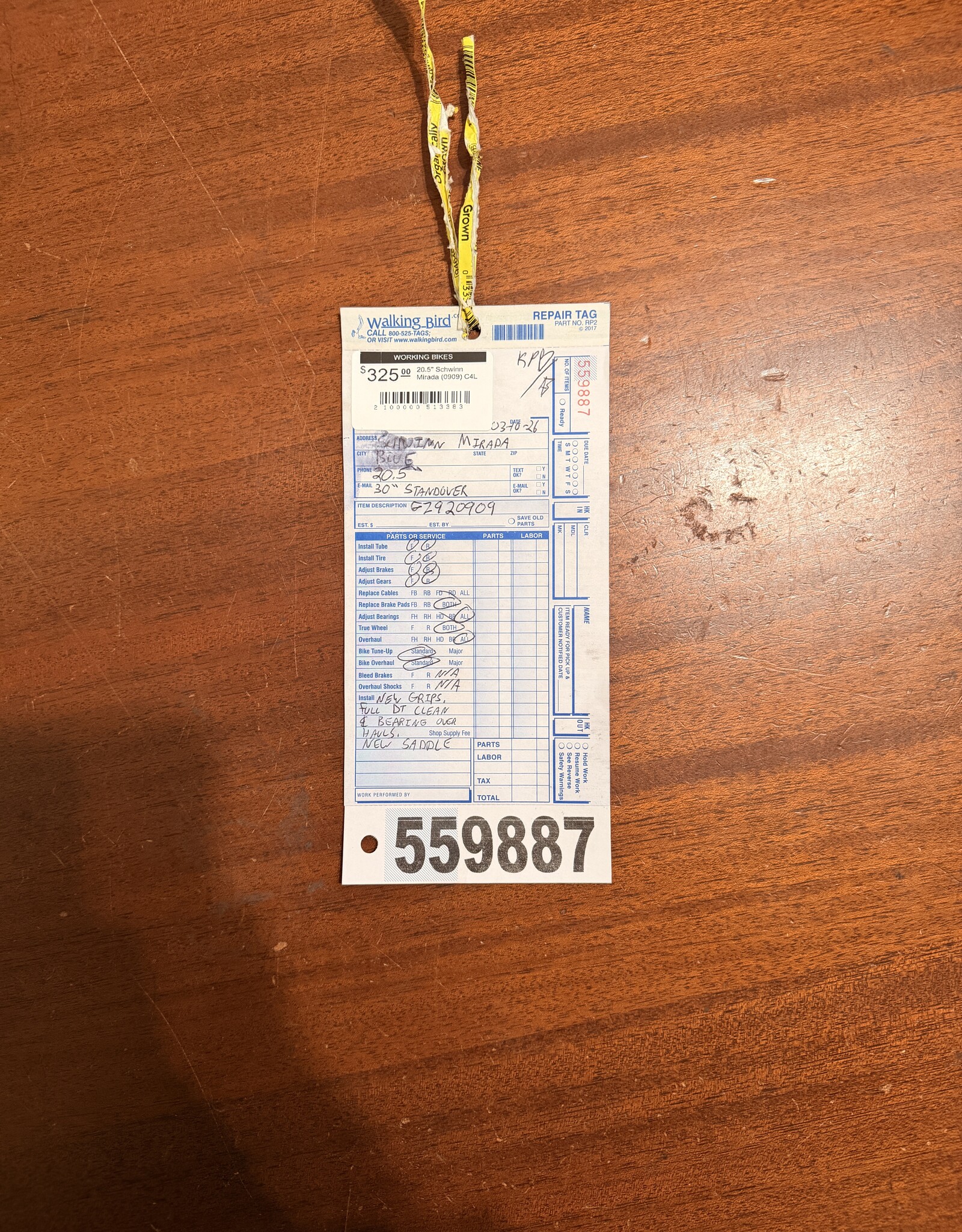 20.5" Schwinn Mirada (0909) C4L