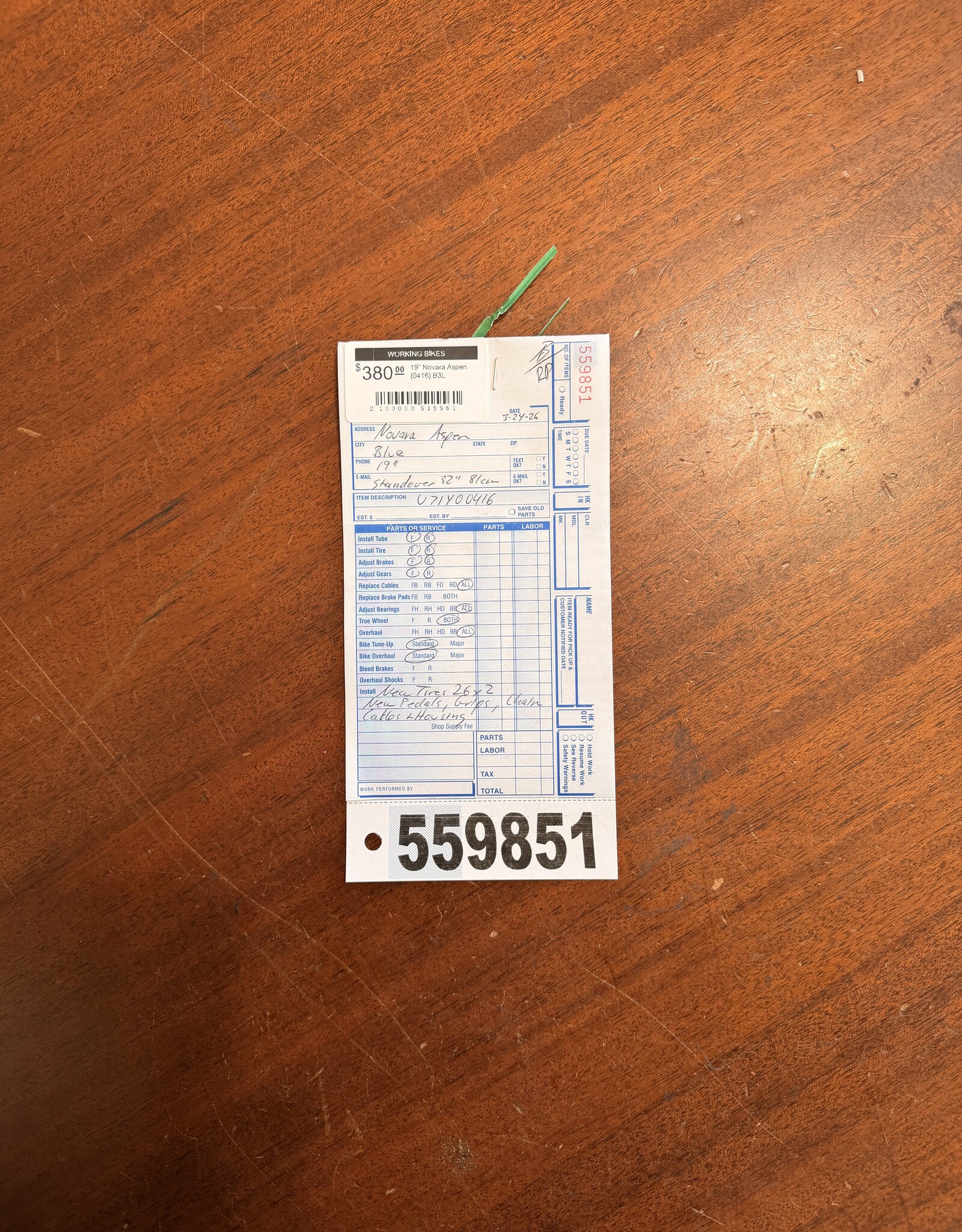 Novara 19" Novara Aspen (0416) B3L