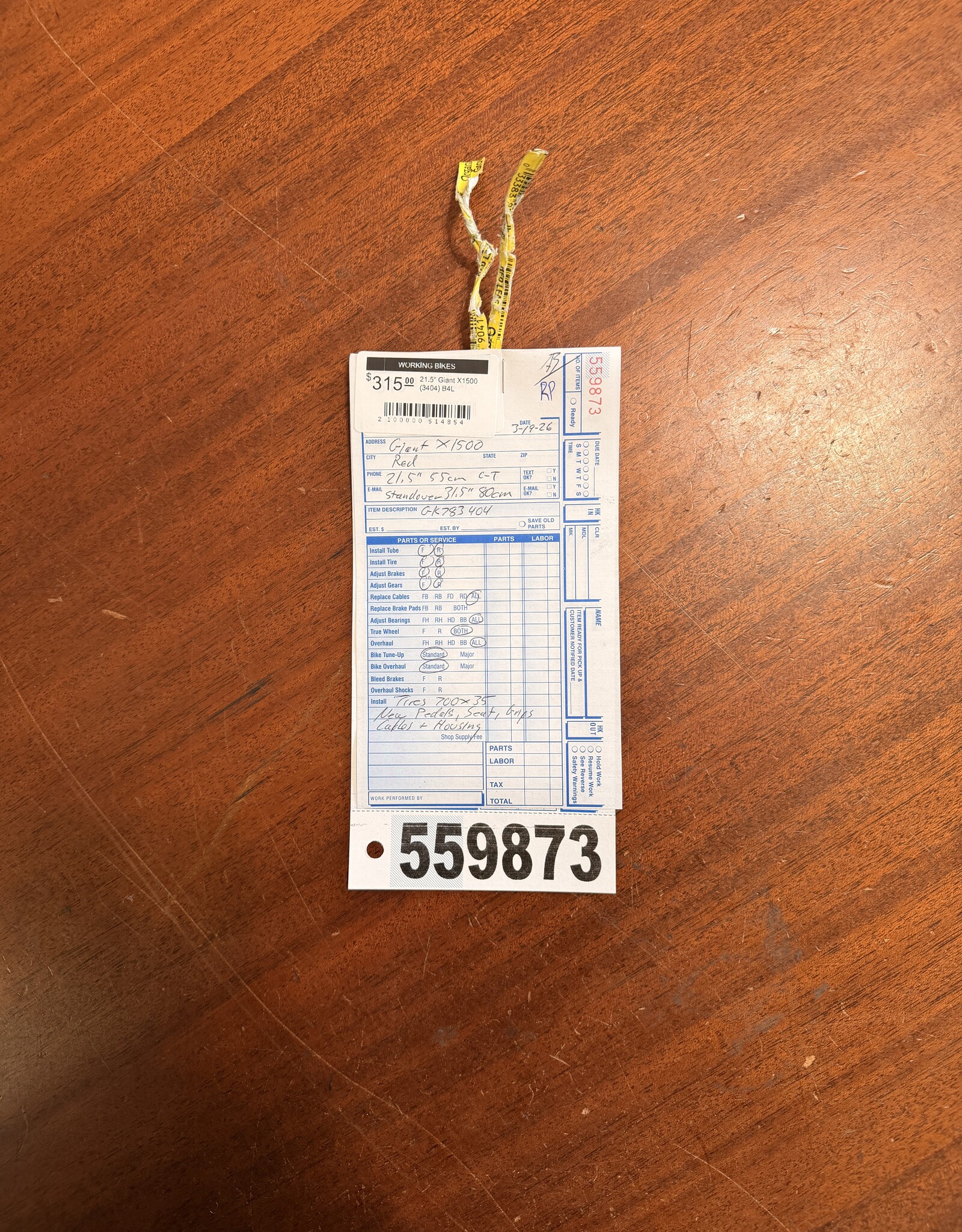 21.5" Giant X1500 (3404) B4L