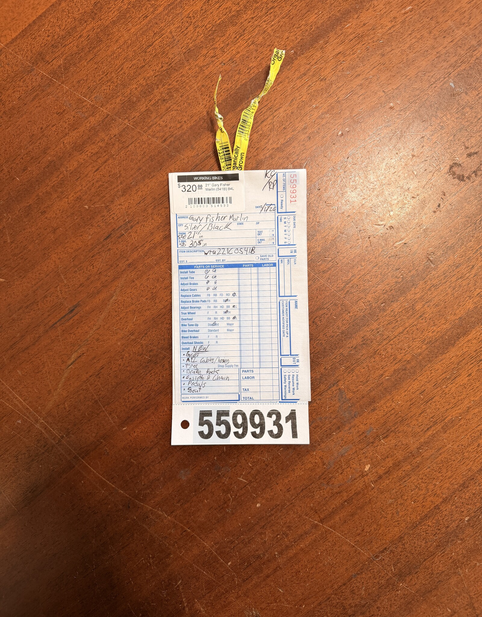 Gary Fisher 21" Gary Fisher Marlin (541B) B4L