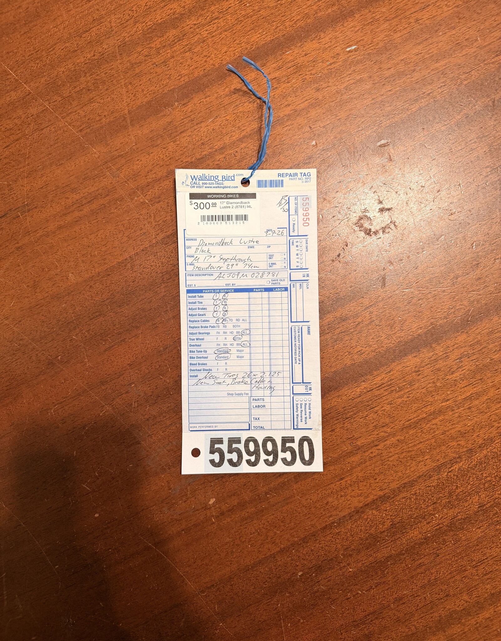 Diamondback 17" Diamondback Lustre 2 (8781) I4L