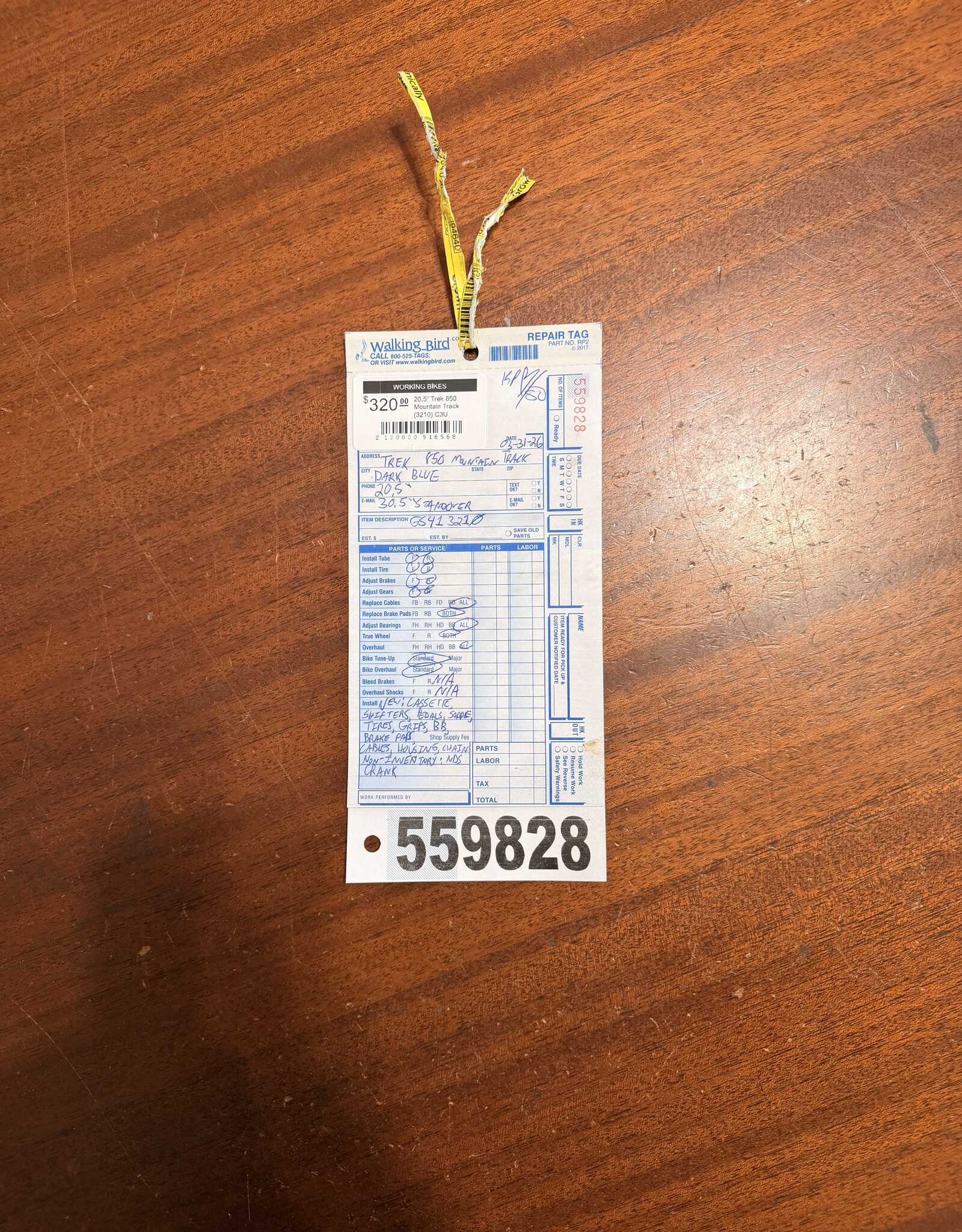 20.5" Trek 850 Mountain Track (3210) C3U