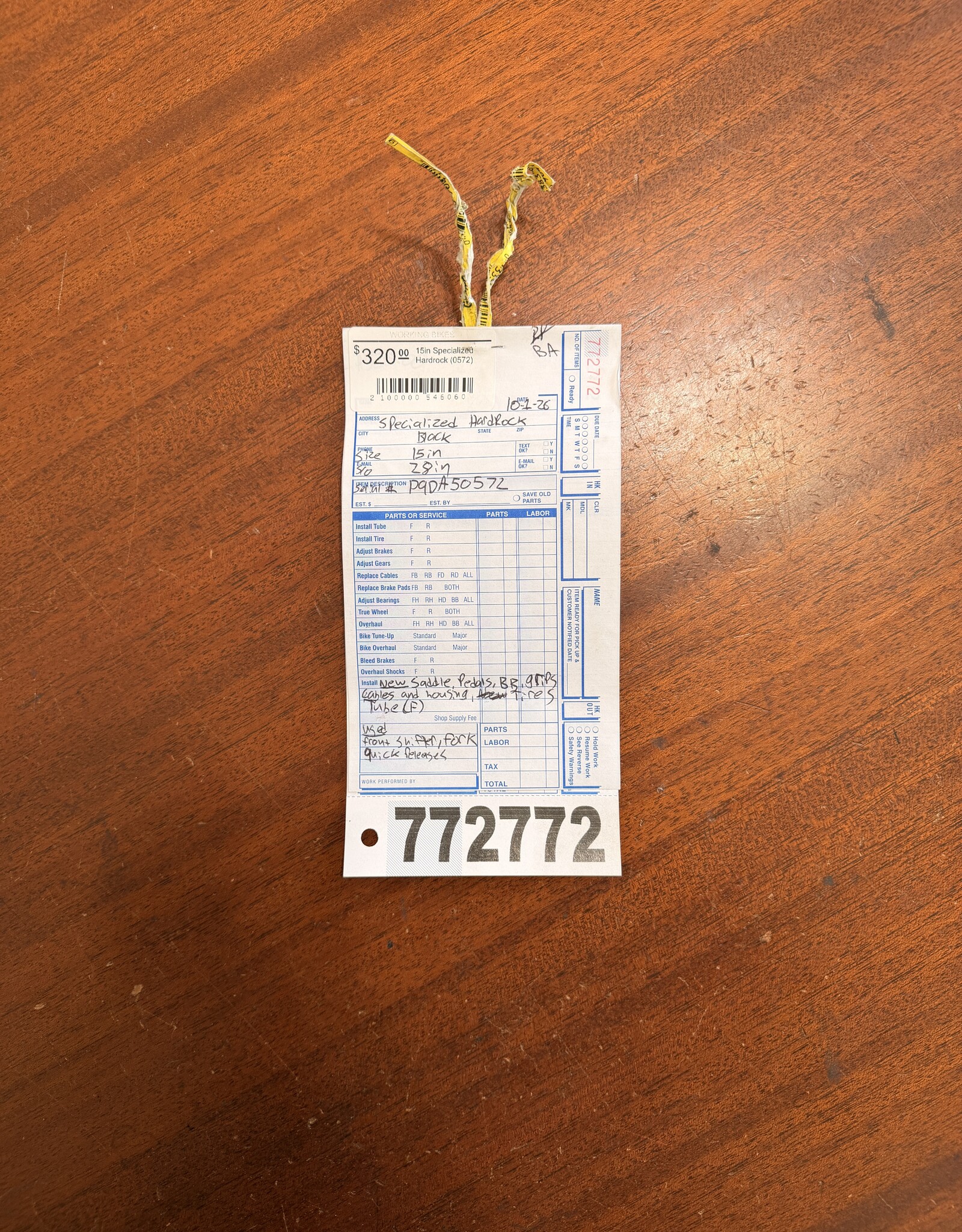 15" Specialized Hardrock (0572)