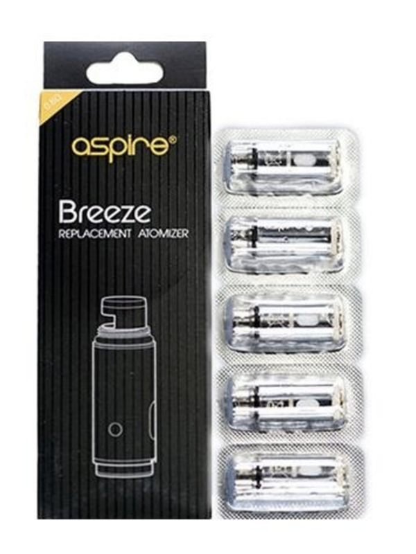Aspire Breeze/ Breeze 2 Replacement Coils 1.2 ohm Pack ( 5pcs )