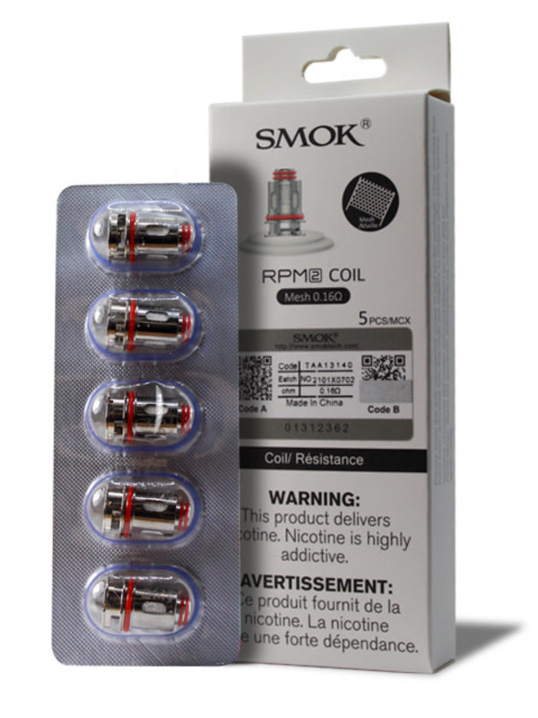 SMOK RPM 2 Replacement Coils MESH 0.16 ohm Pack ( 5 pcs )