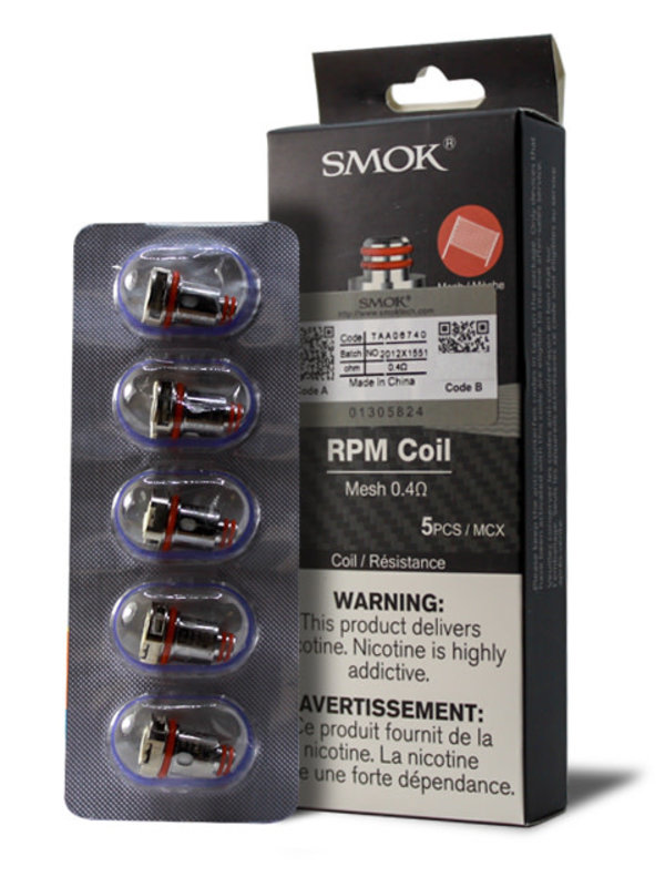 Smok RPM Replacent Coils Mesh 0.4 ohm Pack (5 pcs)
