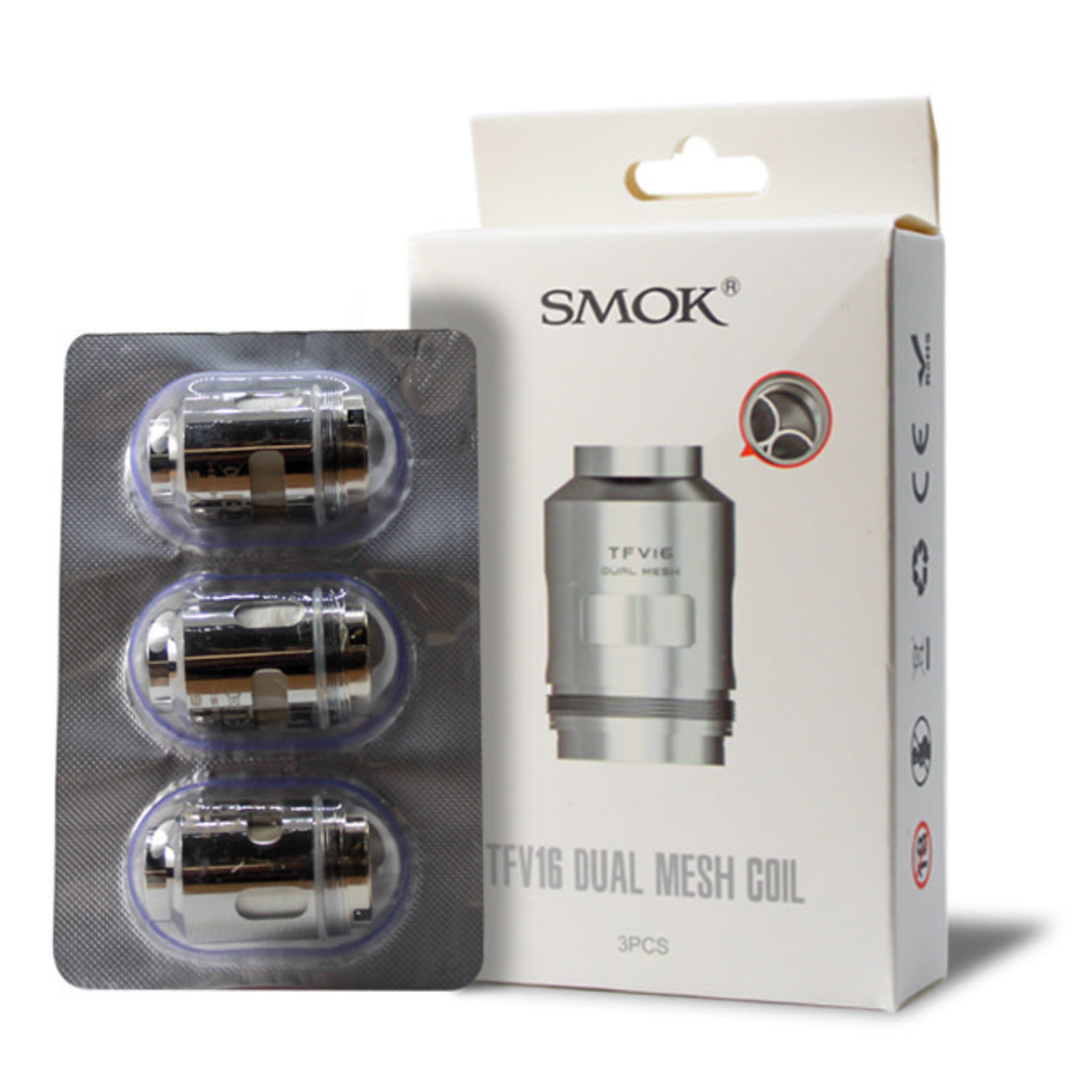 SMOK TFV16 Replacement Coil Dual Mesh 0.12 ohm Pack (3 pcs)