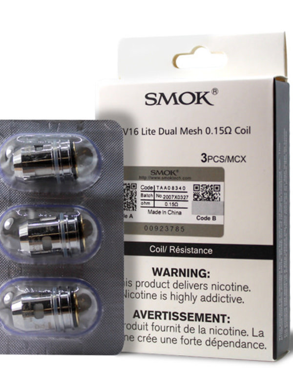 SMOK TFV16 Lite Replacement Coil Dual Mesh 0.15 ohm Pack ( 3 pcs )