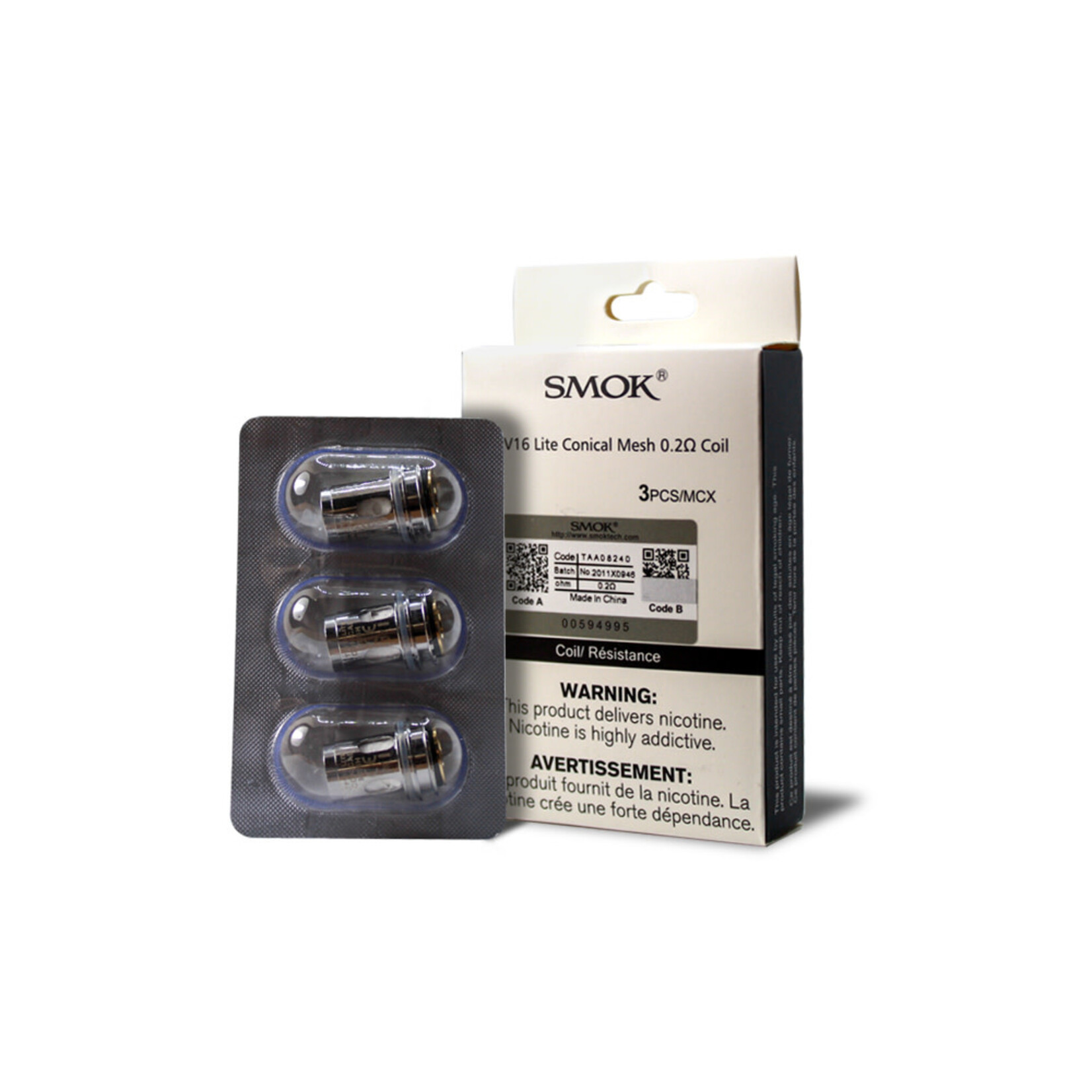SMOK TFV16 Lite Replacement Coil Conical Mesh 0.2 ohm Pack ( 3 pcs )