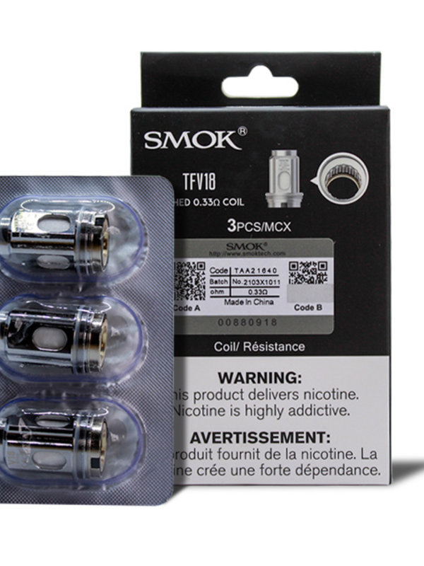 Smok TFV18 Replacement Coils Meshed 0.33 ohm Pack ( 3pcs )