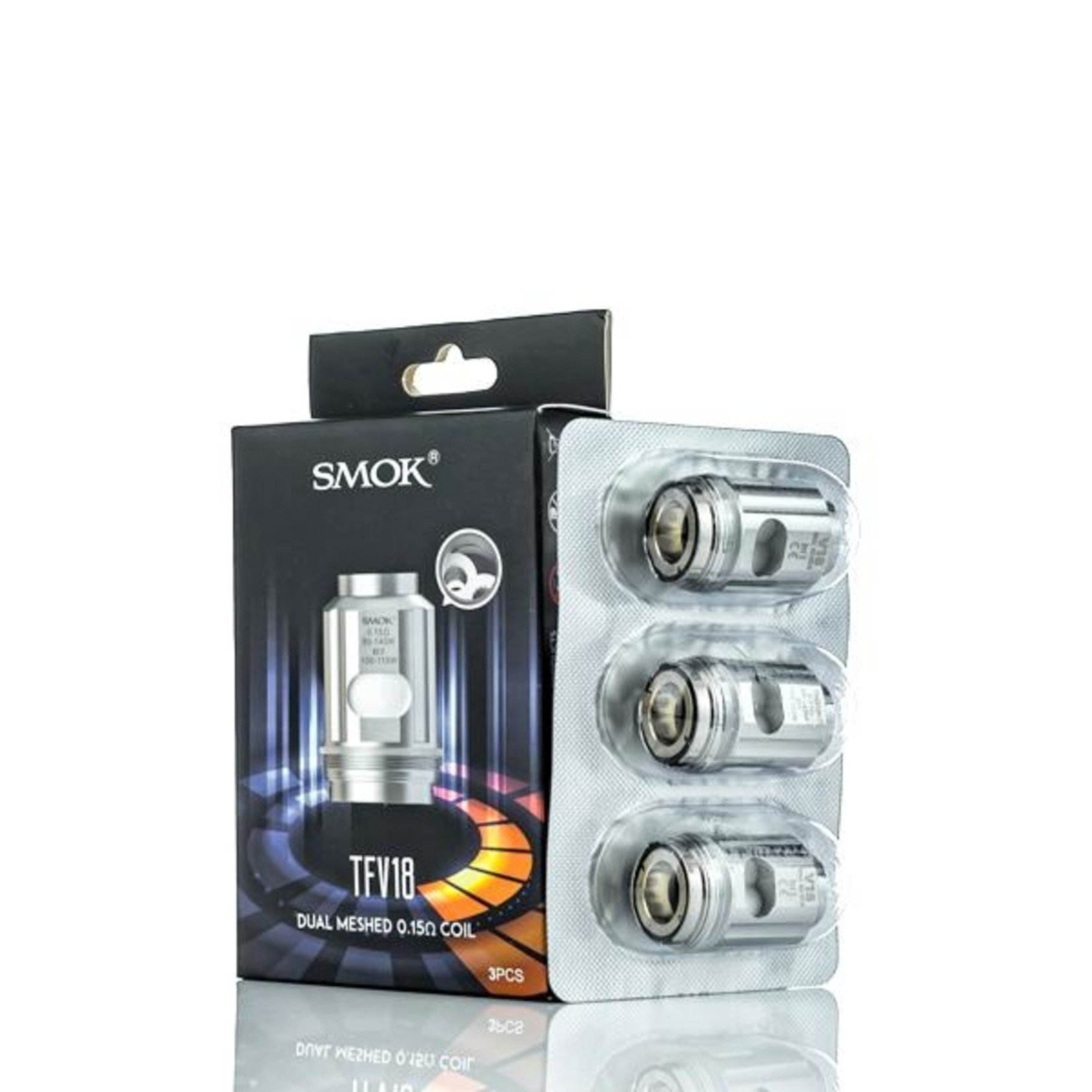 Smok TFV18 Replacement Coils Dual Meshed 0.15 ohm Pack ( 3pcs )