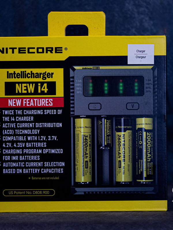 -Nitecore Charger 4 Pack