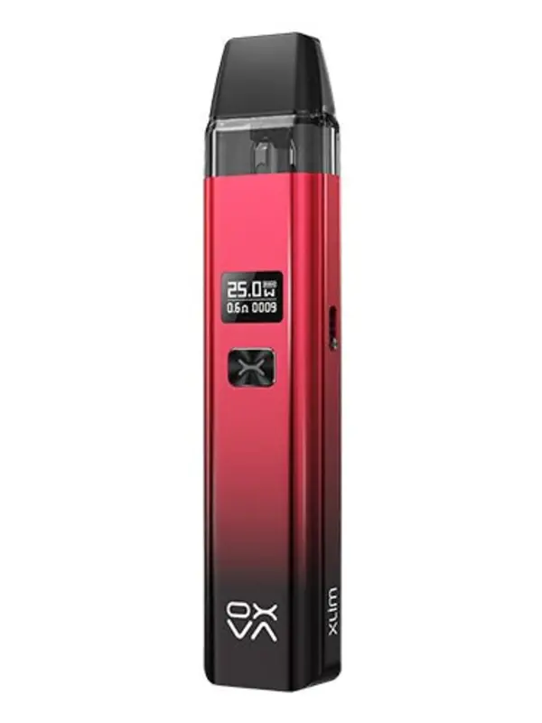 -OXVA XLIM Pod Kit -Shiny Black Red 2.5