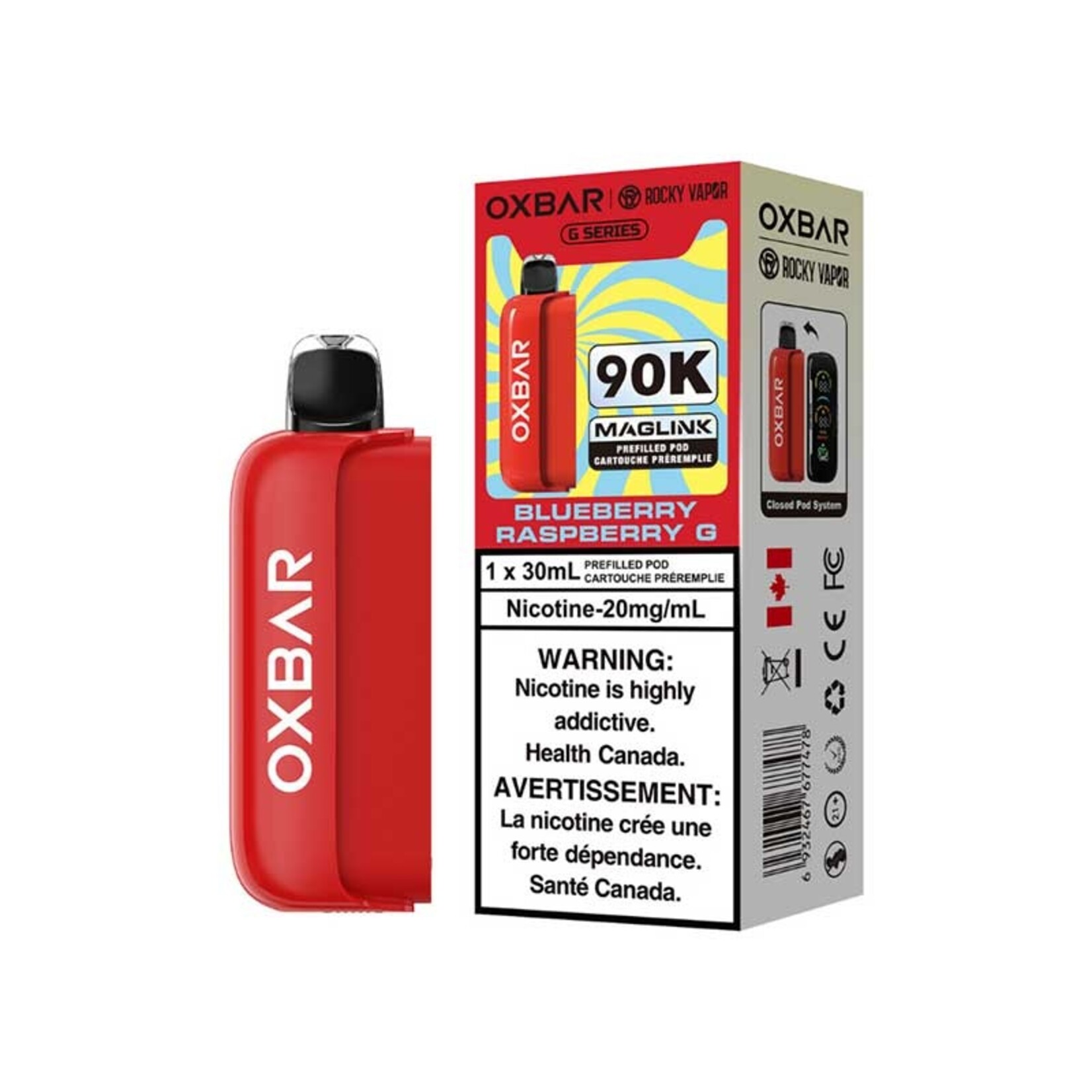 Oxbar Rocky Vapor Oxbar Maglink Pod 90K (30ml)