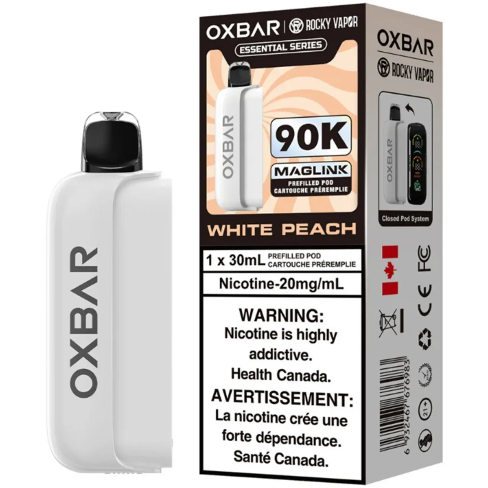Oxbar Rocky Vapor Oxbar Maglink Pod 90K (30ml)